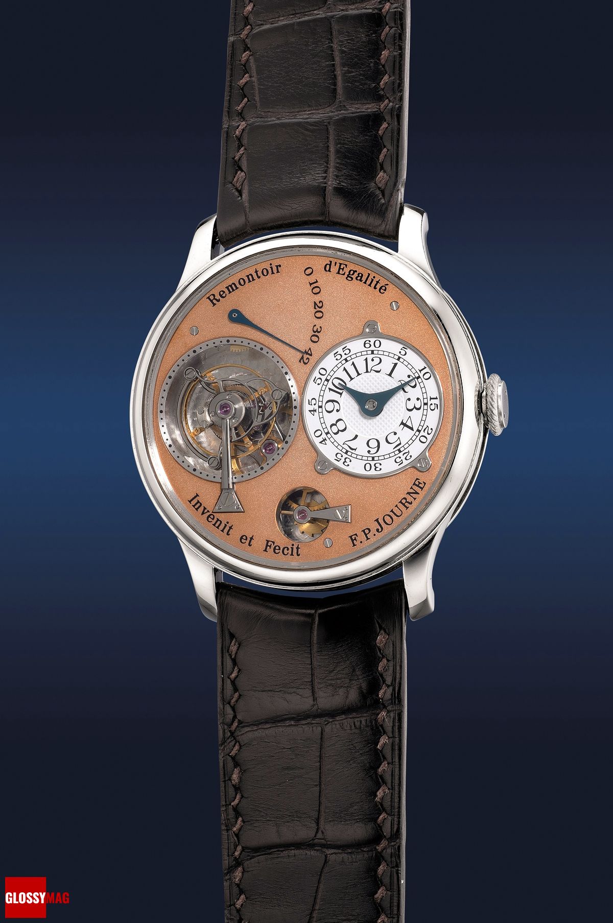 часы F.P.Journe в платиновом корпусе с турбийоном, фото 2 часы F.P.Journe в платиновом корпусе с турбийоном и устройством постоянной силы, фото 2