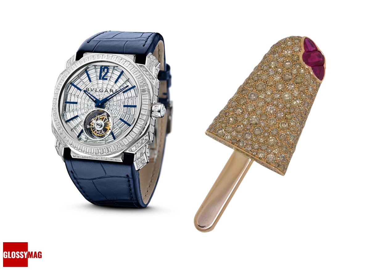 Часы Octo Bvlgari, высокоювелирная брошь Часы Octo Bvlgari, высокоювелирная брошь Bvlgari