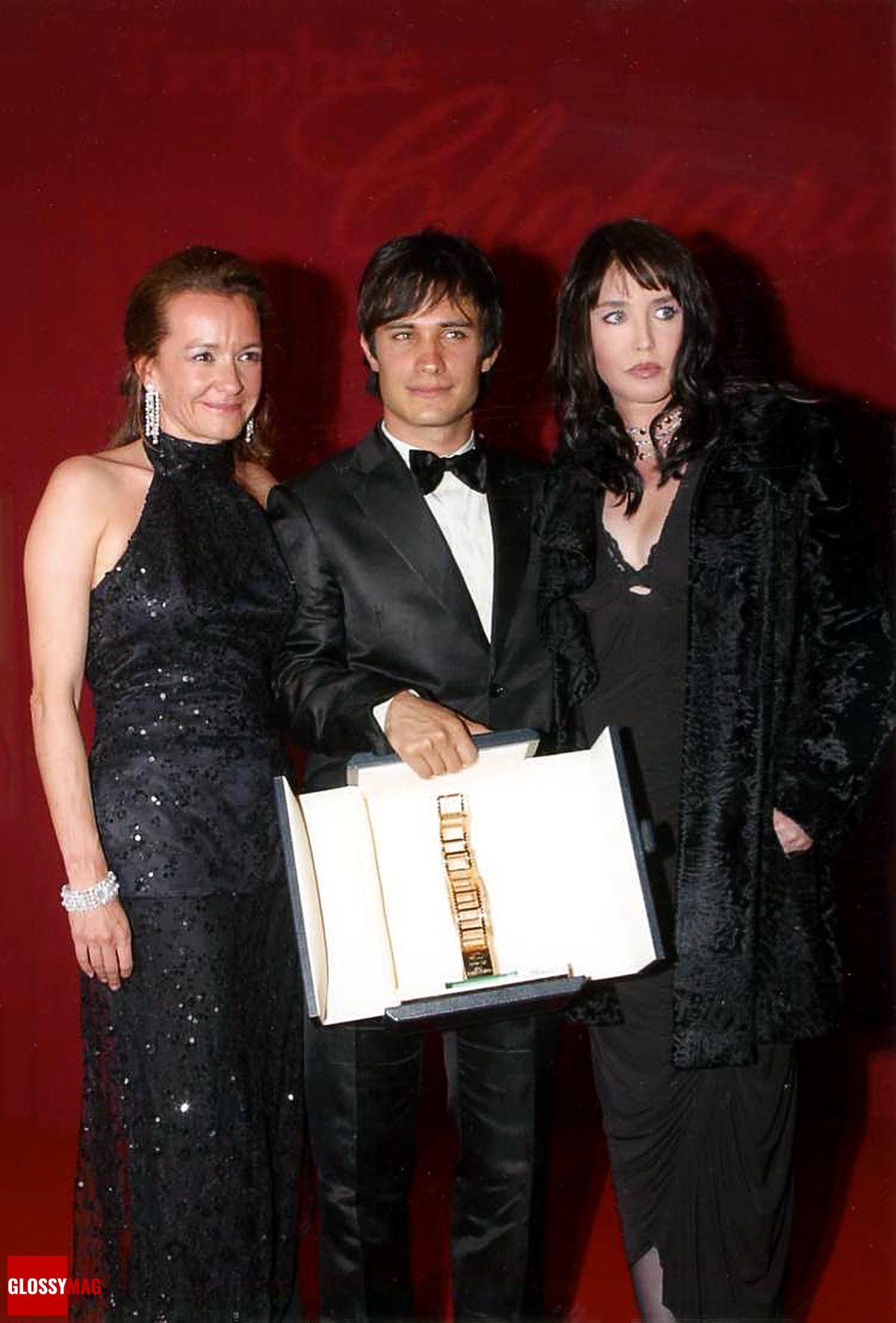 Каролин Шойфеле, Гаэль Гарсиа Берналь и Изабель Аджани на Trophée Chopard Каролин Шойфеле, Гаэль Гарсиа Берналь и Изабель Аджани