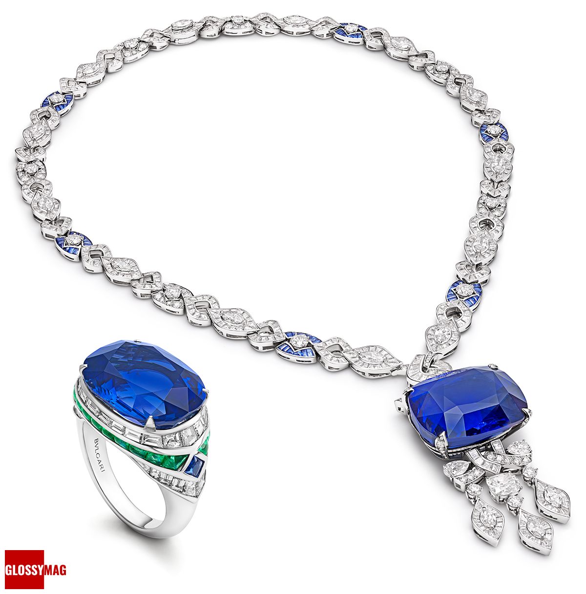 Bvlgari Колье из коллекции Eden The Garden of Wonders, кольцо Octagonal Wonder Колье из коллекции Bvlgari Eden The Garden of Wonders, кольцо Octagonal Wonder