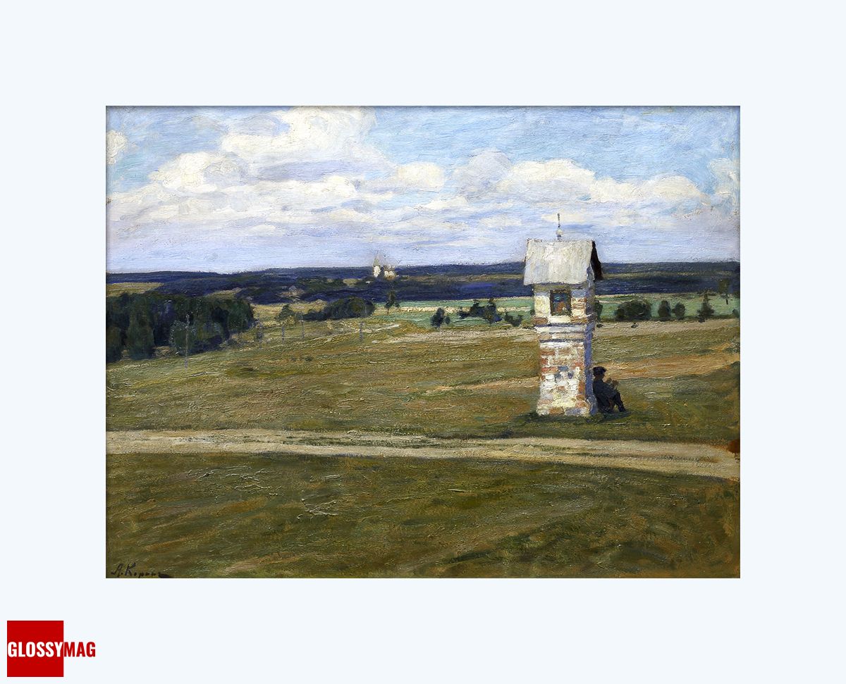 Корин Алексей. «Часовня у дороги» Корин Алексей Михайлович (1865–1923). «Часовня у дороги»
