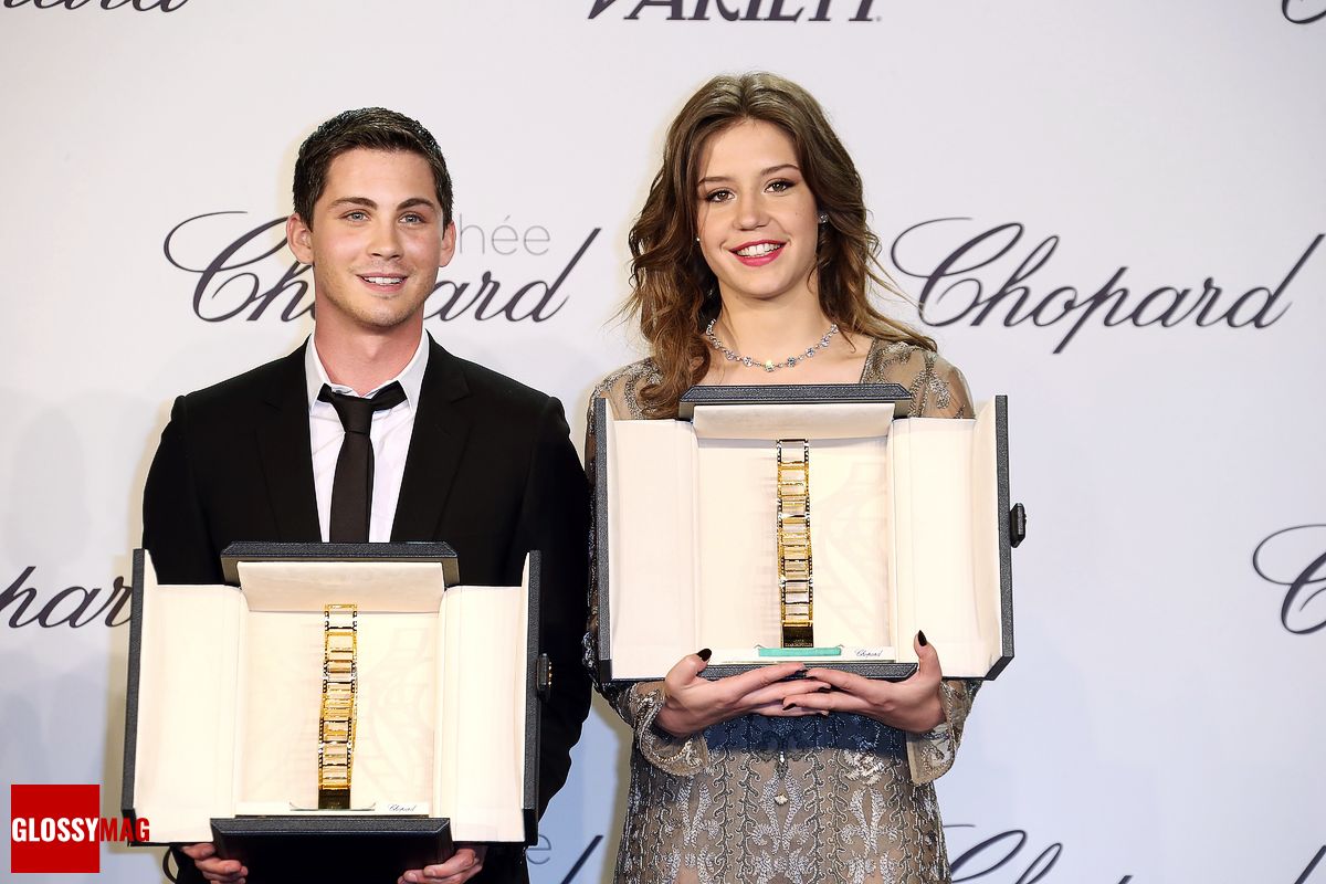 Логан Лерман и Адель Экзаркопулос на Trophée Chopard Логан Лерман и Адель Экзаркопулос