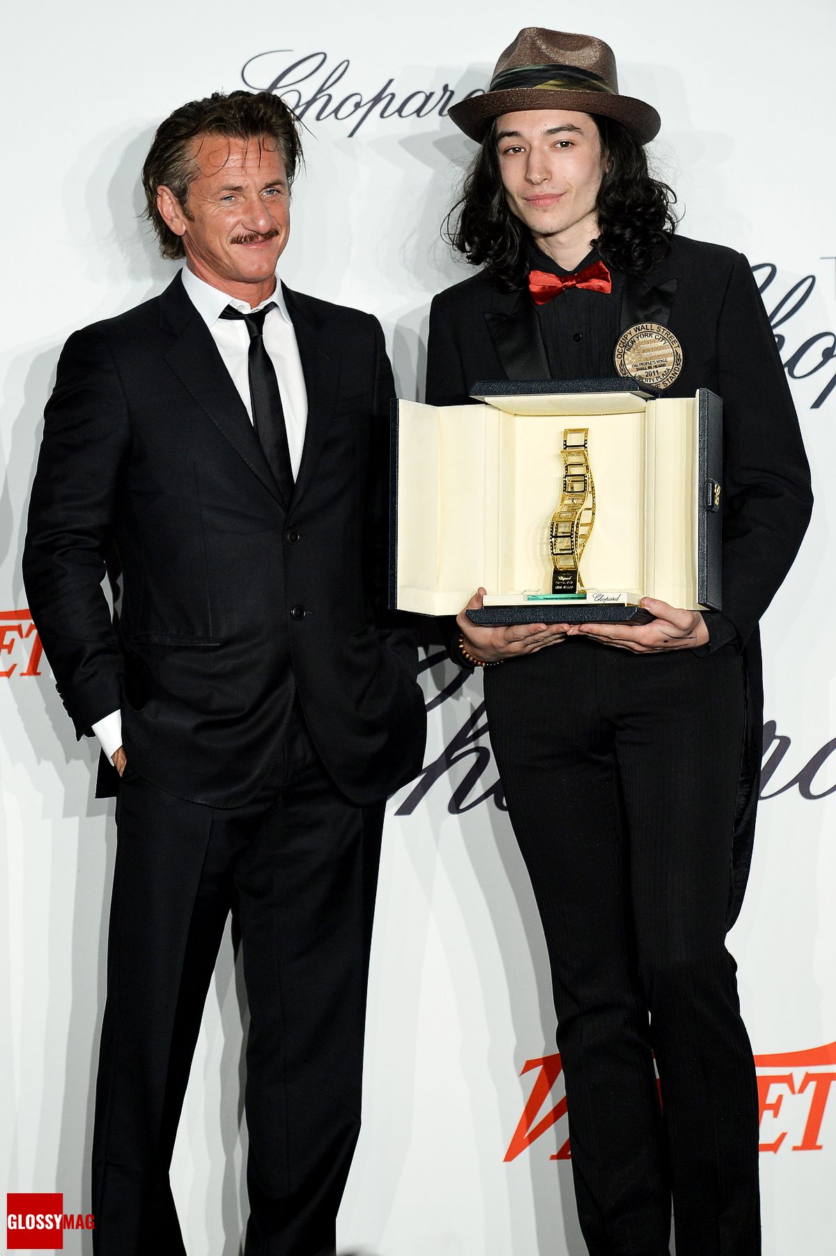 Шон Пенн и Эзра Миллер на Trophée Chopard Шон Пенн и Эзра Миллер