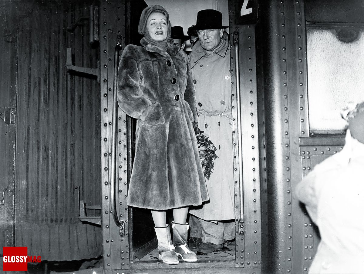 Марлен Дитрих и Жан Габен, 1947 г. Актеры Марлен Дитрих и Жан Габен, 1947 г.