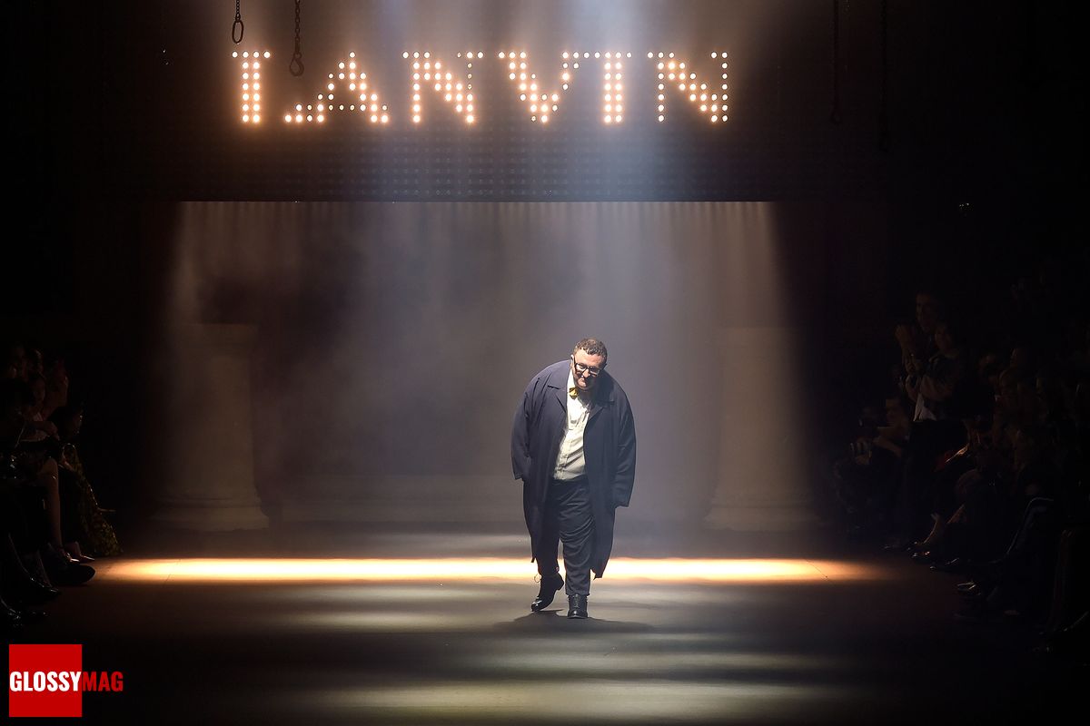 Альбер Эльбаз на шоу Lanvin Ready-to-Wear весна 2016