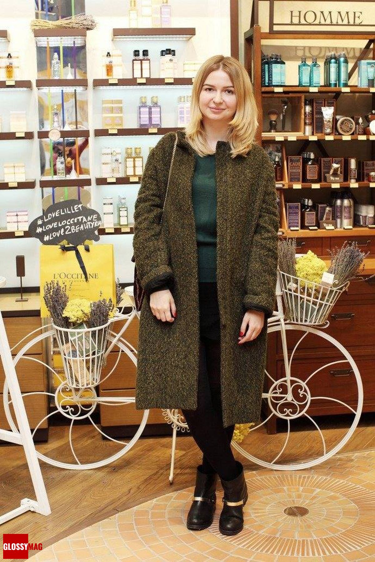 Алена Литковец в обновленном пространстве L’Occitane в Атриуме Алена Литковец в обновленном пространстве L’Occitane в ТРК Атриум