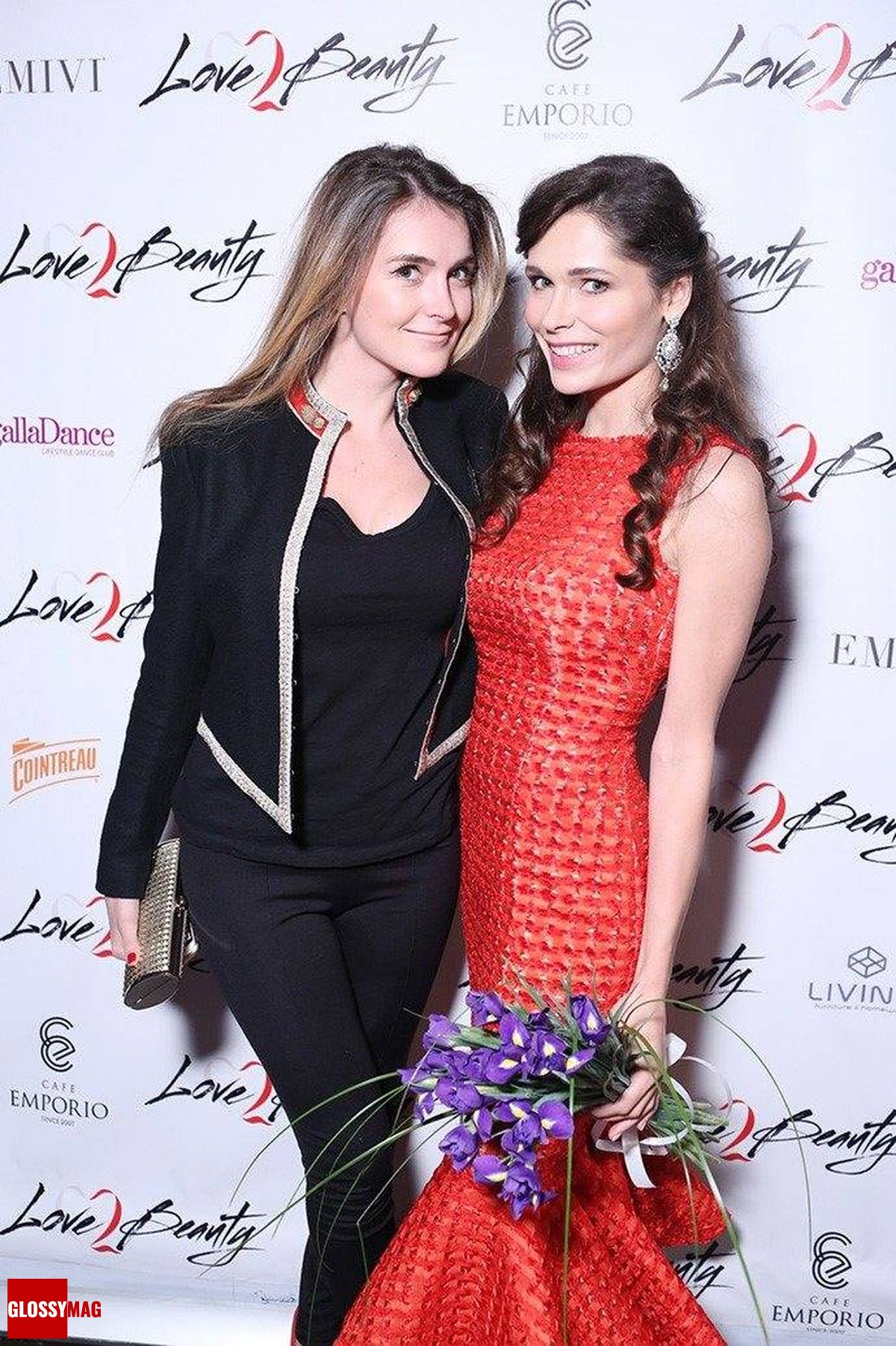 Алина Топалова, Полина Аскери на праздновании 2-летия Love2Beauty.ru в EMPORIO CAFE, 20 ноября 2014 г., фото 1