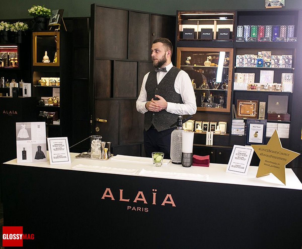 Бар Аlaïa Paris на закрытом мероприятии Beauty CHOICE в Rivoli Perfumery в ТГ Модный сезон, 28 июня 2017 г.