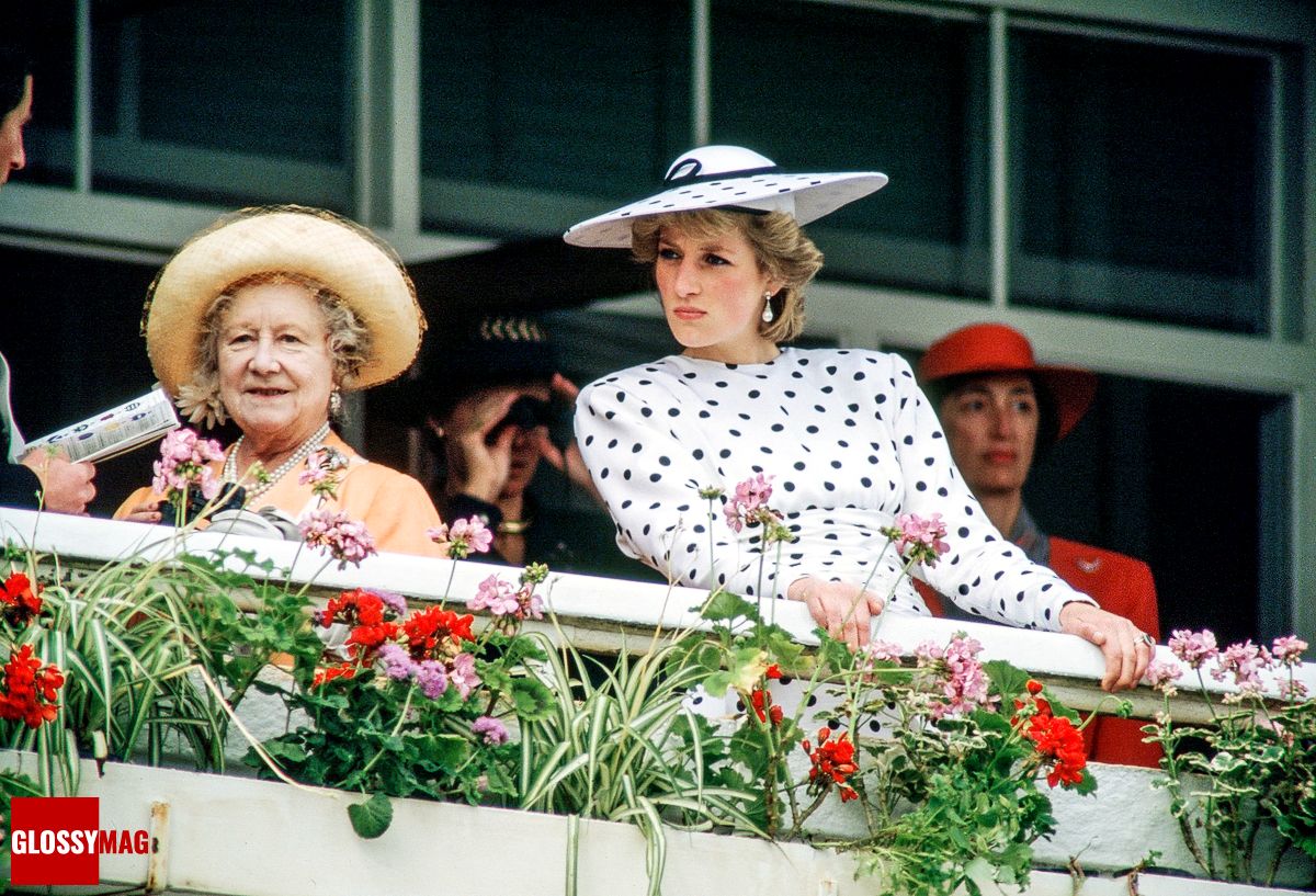 Диана, принцесса Уэльская на Королевских скачках Royal Ascot в Аскоте, фото 2 Диана, принцесса Уэльская на Королевских скачках Royal Ascot в Аскоте, 4 июня 1986 г., фото 2