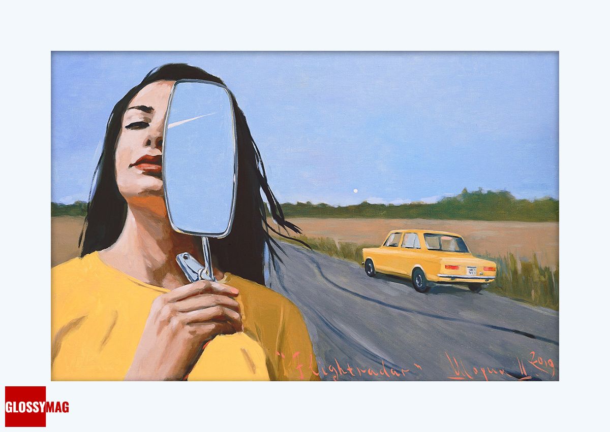 Дмитрий Шорин, «Flightradar» Дмитрий Шорин, «Flightradar», 93×140, холст, масло, 2019 г.