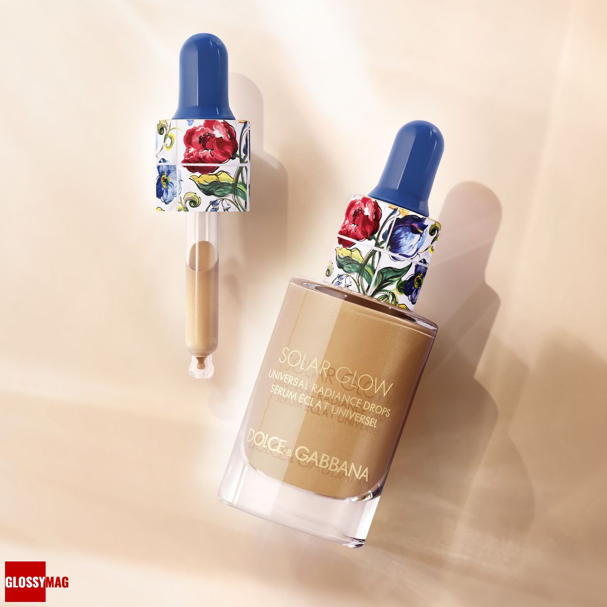 Dolce&Gabbana Solar Glow Universal Radiance Drops, оттенок Sunrise Dolce&Gabbana, универсальный хайлайтер Solar Glow Universal Radiance Drops, оттенок Sunrise