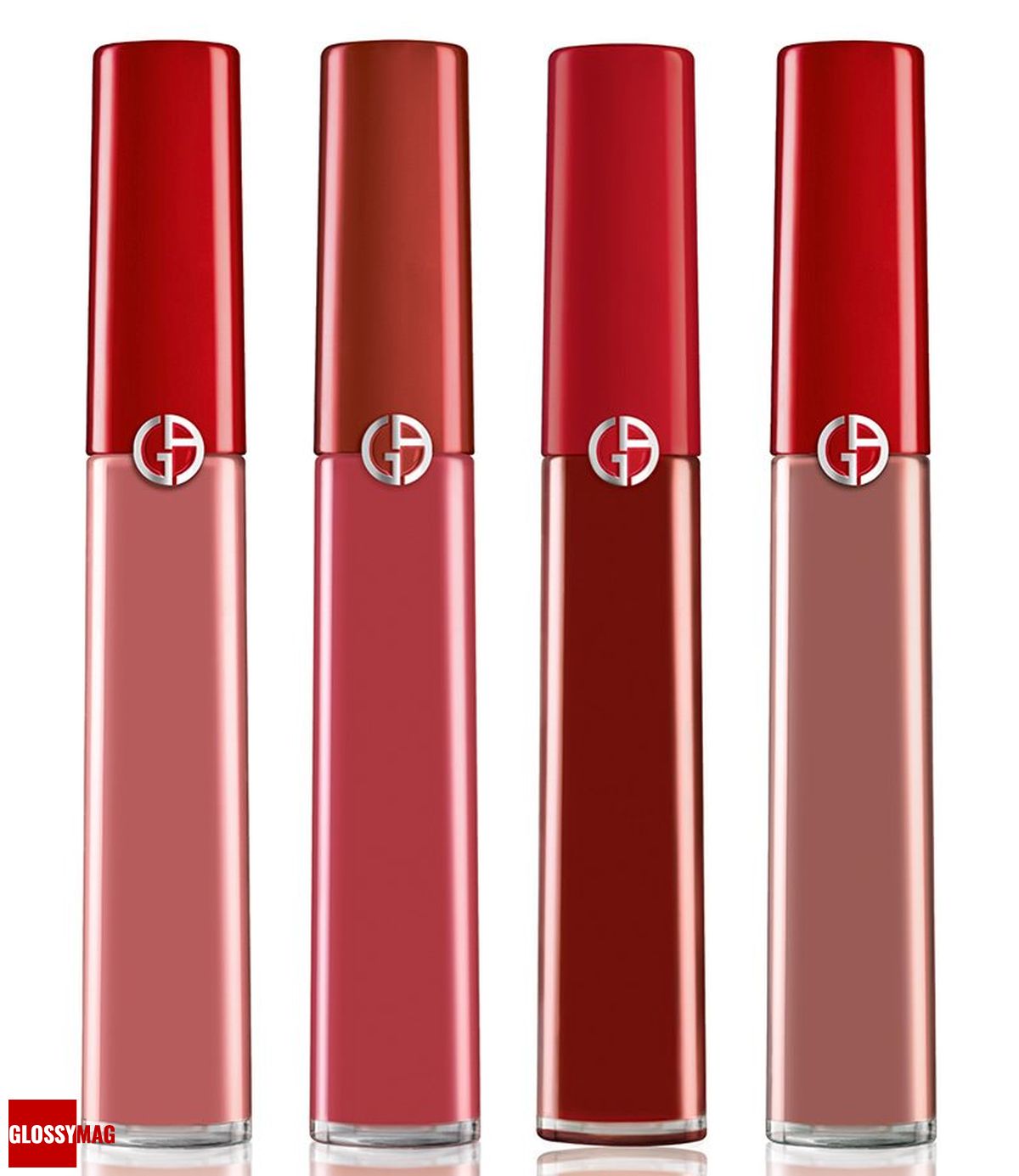 Giorgio Armani, гель для губ Lip Maestro, оттенки: 500, 503, 406, 202