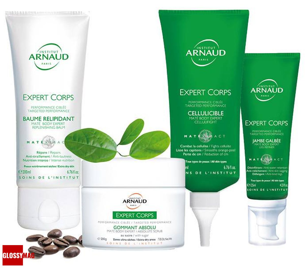 Институт Арно, линия Expert Corps, Expert Corps Baume Relipidant; Expert Corps Gommant Absolu; Expert Corps Cellulicible; Expert Corps Jambe Galbee Институт Арно, линия Expert Corps, восстанавливающий бальзам для тела Expert Corps Baume Relipidant; гоммаж для тела с сахаром Expert Corps Gommant Absolu; антицеллюлитный гель для тела Expert Corps Cellulicible; гель для стройности ног Expert Corps Jambe Galbee