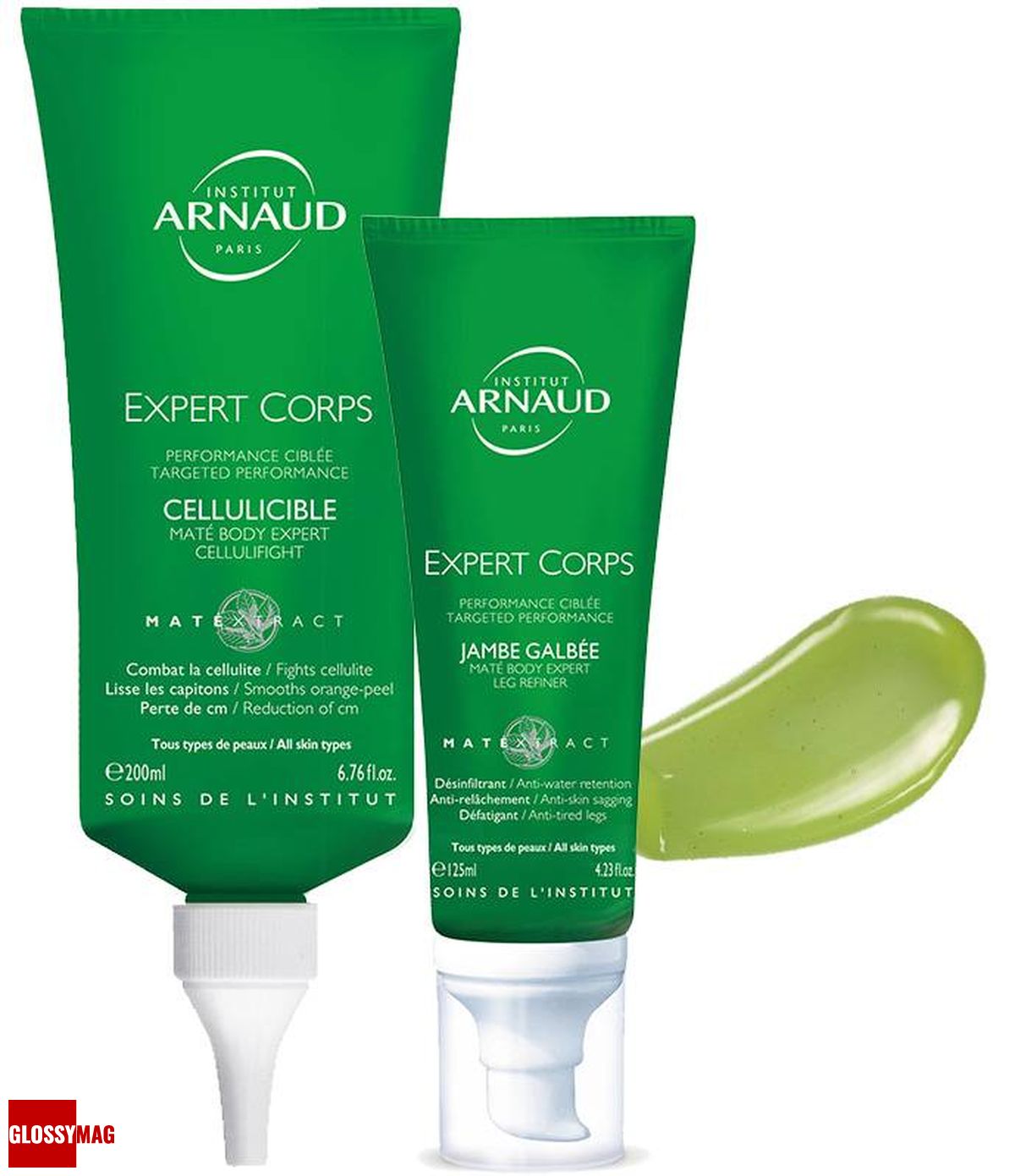 Институт Арно, линия Expert Corps, Expert Corps Cellulicible; Expert Corps Jambe Galbee Институт Арно, линия Expert Corps, антицеллюлитный гель для тела Expert Corps Cellulicible; Институт Арно, линия Expert Corps, гель для стройности ног Expert Corps Jambe Galbee