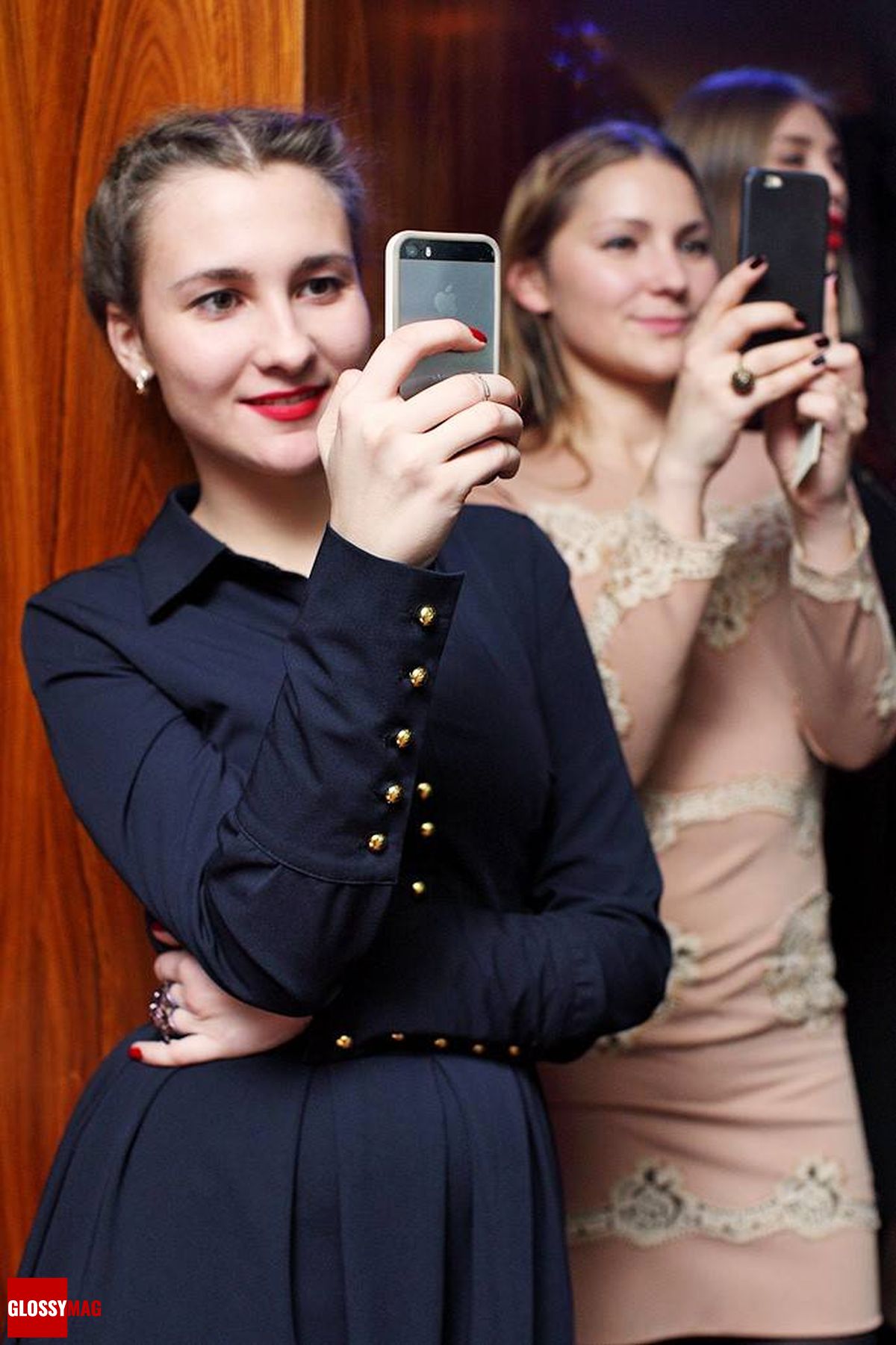 Кристина Филатова (Transatlantic), Ольга Сабирова (Erborian Russia) на праздновании 2-летия Love2Beauty.ru в EMPORIO CAFE, 20 ноября 2014 г.