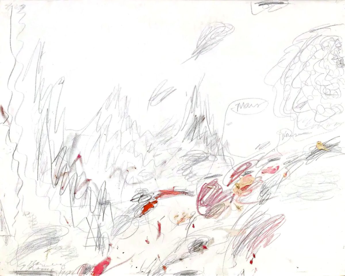 Untitled. Сай Твомбли Untitled. Сай Твомбли, 1962 г.