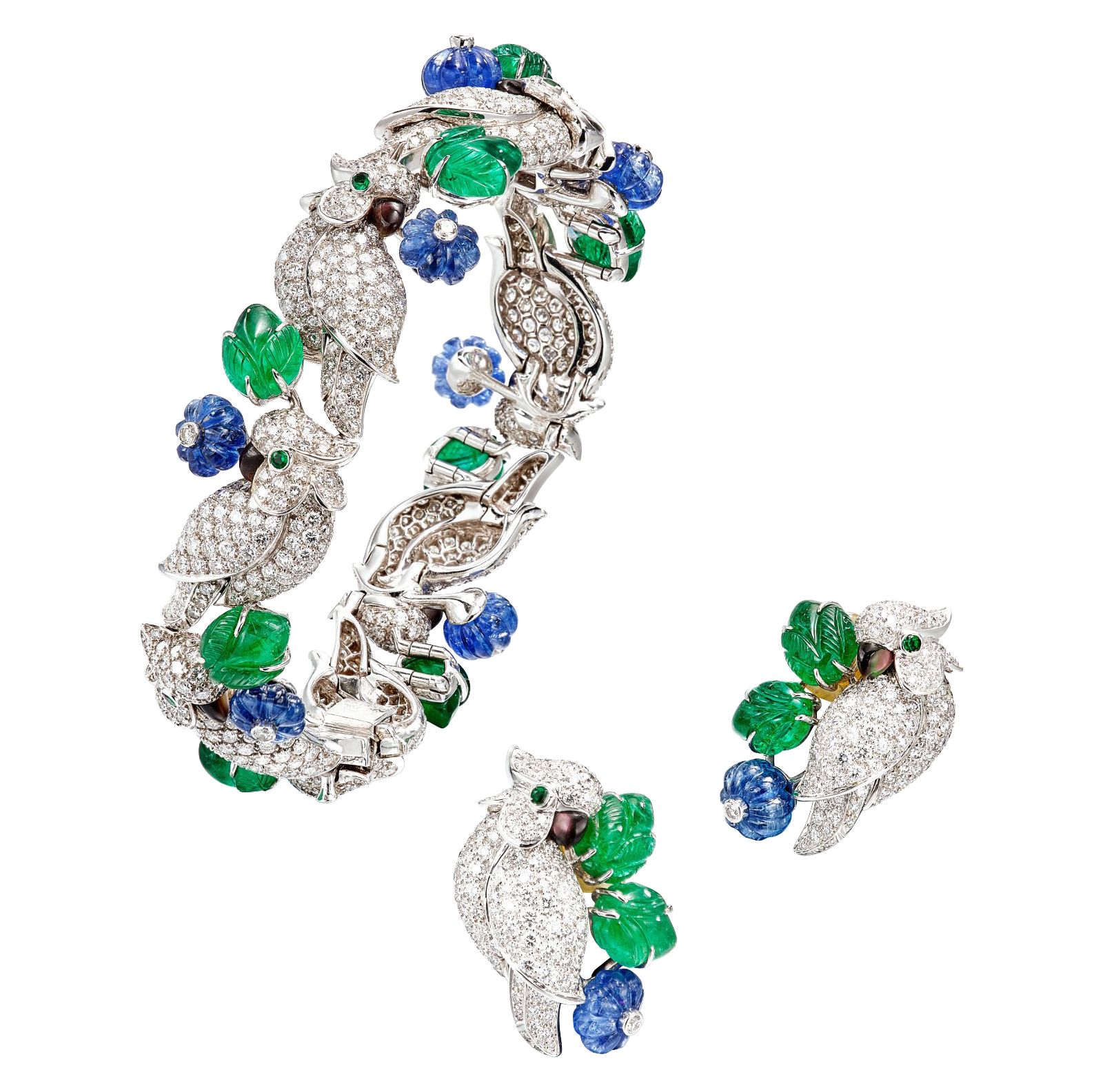 Cartier, ювелирный сет «Les Oiseaux Libérés» («Свободные птицы»)