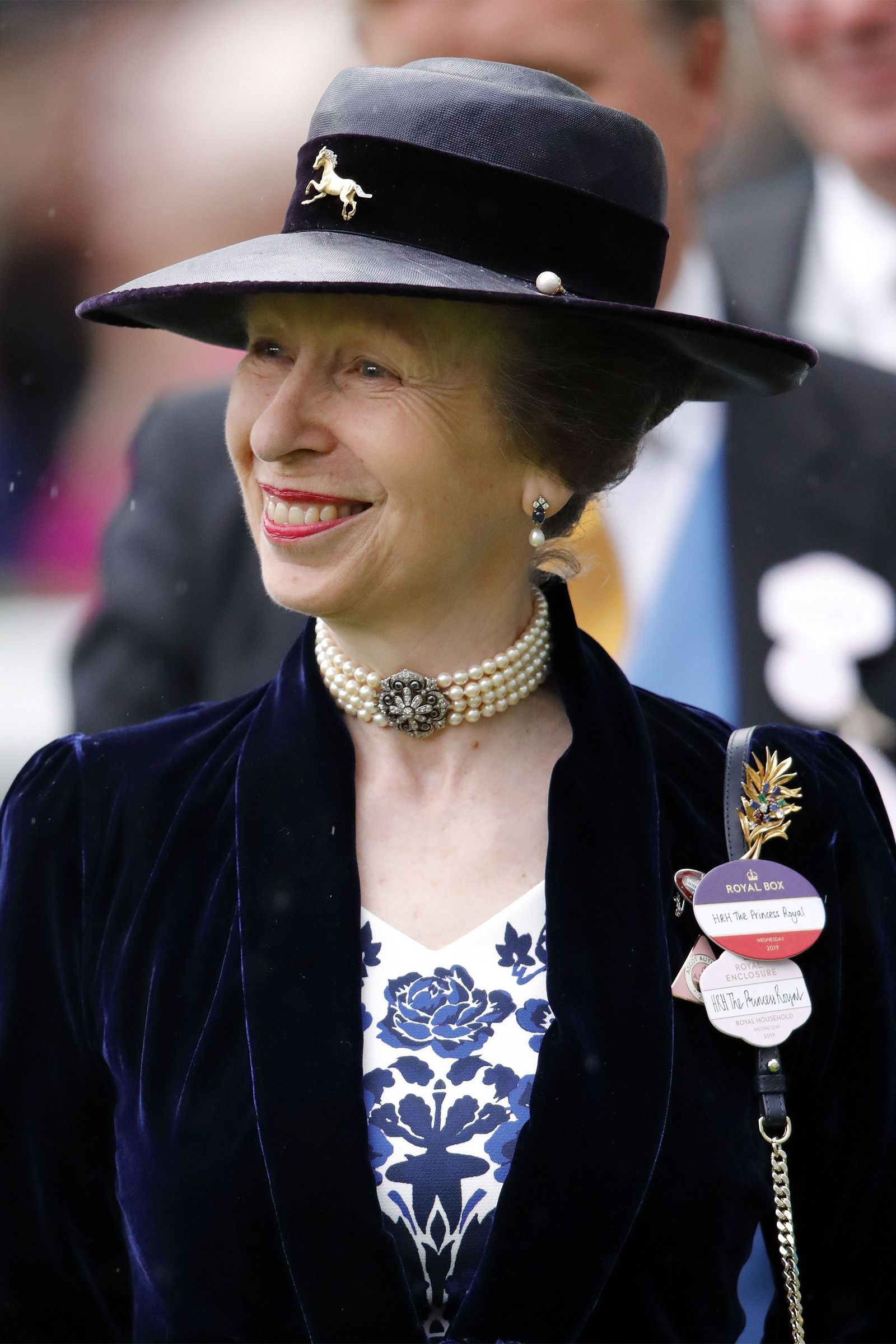 Принцесса Анна на королевских скачках Royal Ascot в Аскоте Принцесса Анна на королевских скачках Royal Ascot в Аскоте, 19 июня 2019 г.