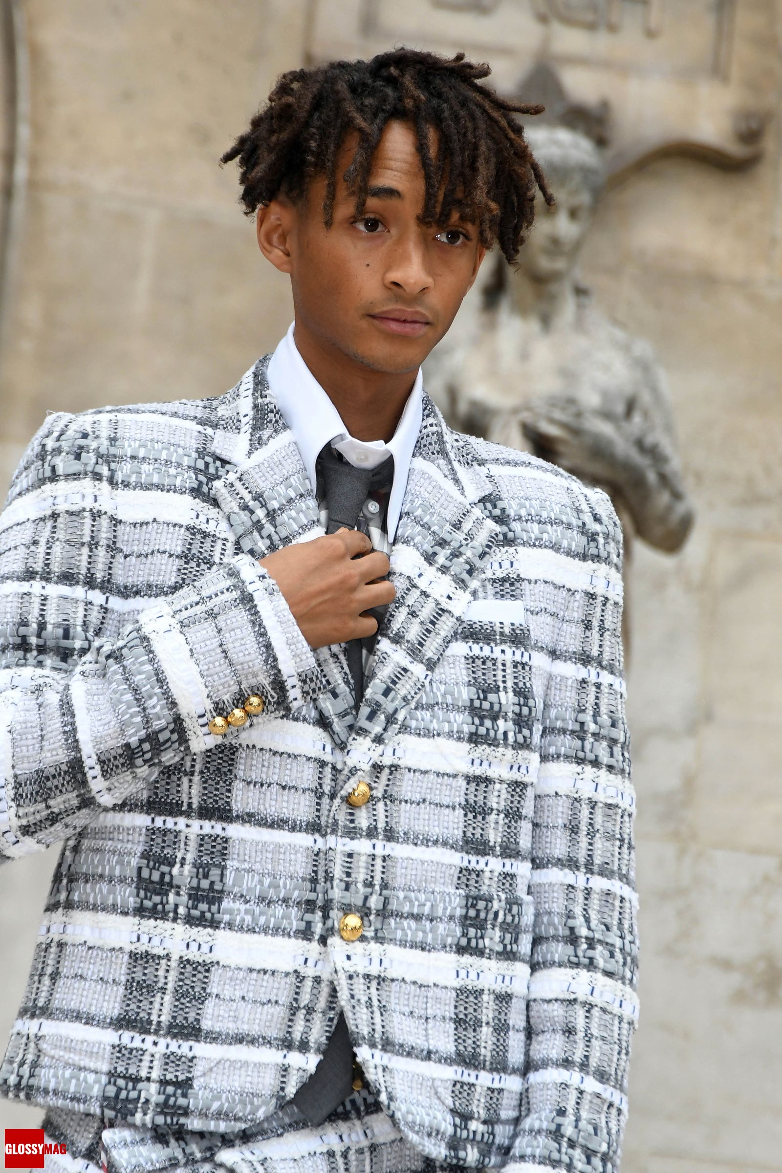 Джейден Смит на шоу Thom Browne Womenswear весна-лето 2023 в рамках Недели моды в Париже, фото 2 Джейден Смит на шоу Thom Browne Womenswear весна-лето 2023 в рамках Недели моды в Париже, 3 октября 2022 г., фото 2