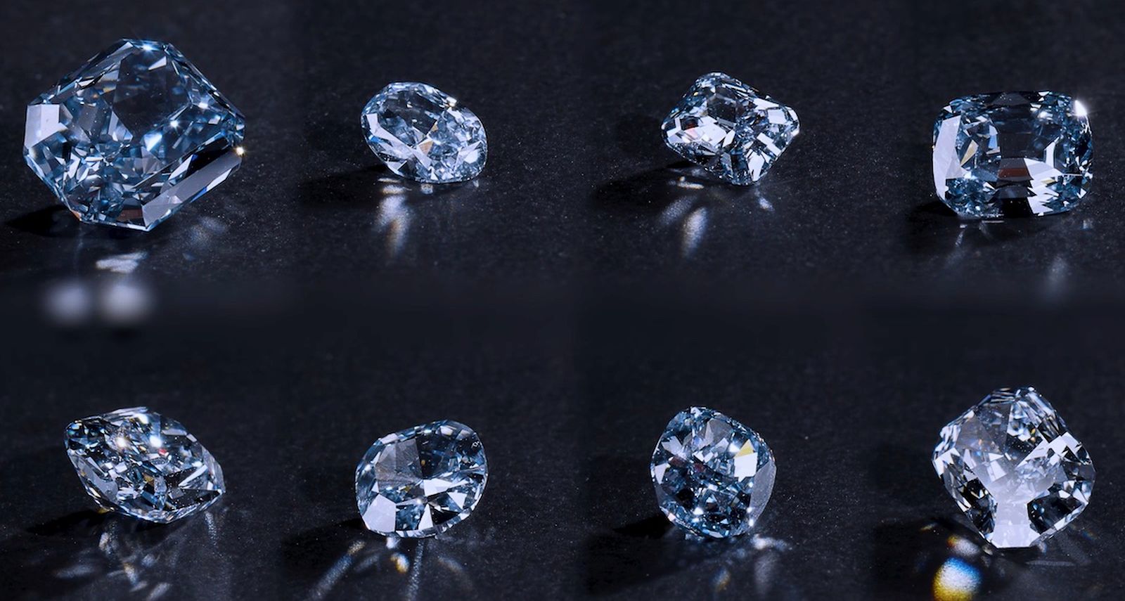 Коллекция The De Beers Exceptional Blue Collection («Исключительная голубая коллекция De Beers») Коллекция The De Beers Exceptional Blue Collection