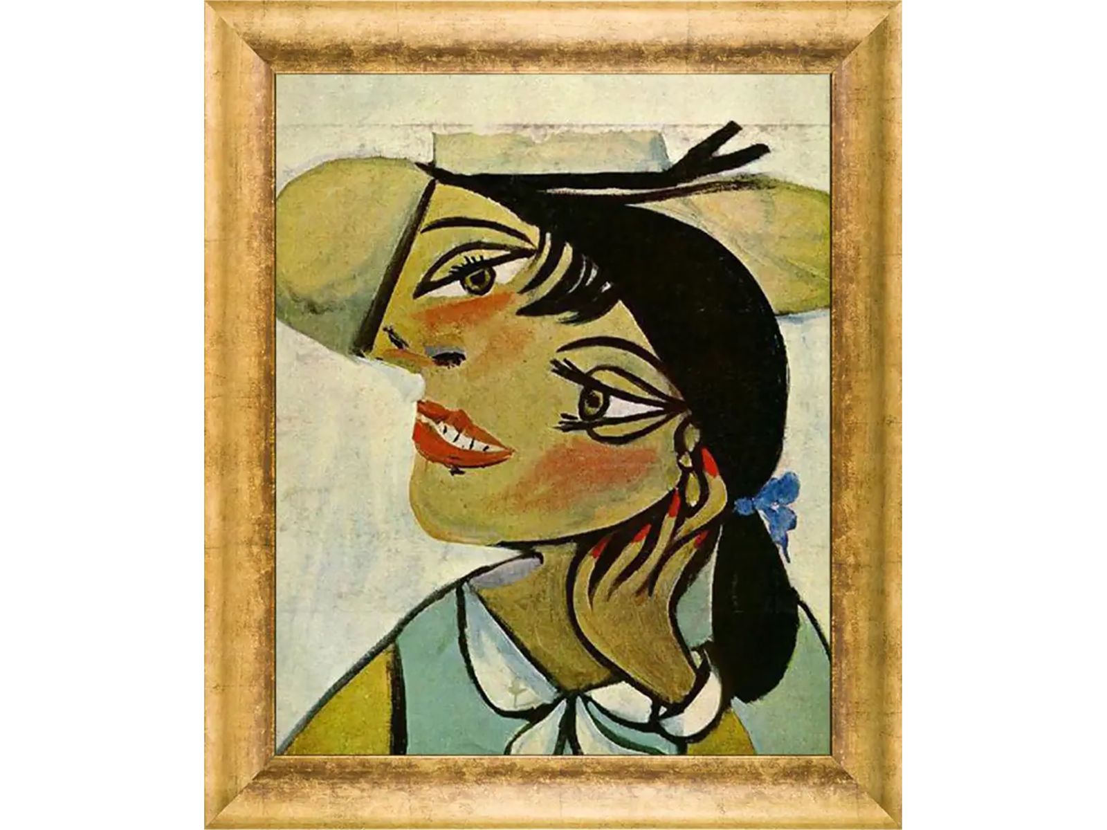 Пабло Пикассо. «Portrait of woman in d`hermine pass (Olga)» Пабло Пикассо. «Portrait of woman in d`hermine pass (Olga)», 1923 г.