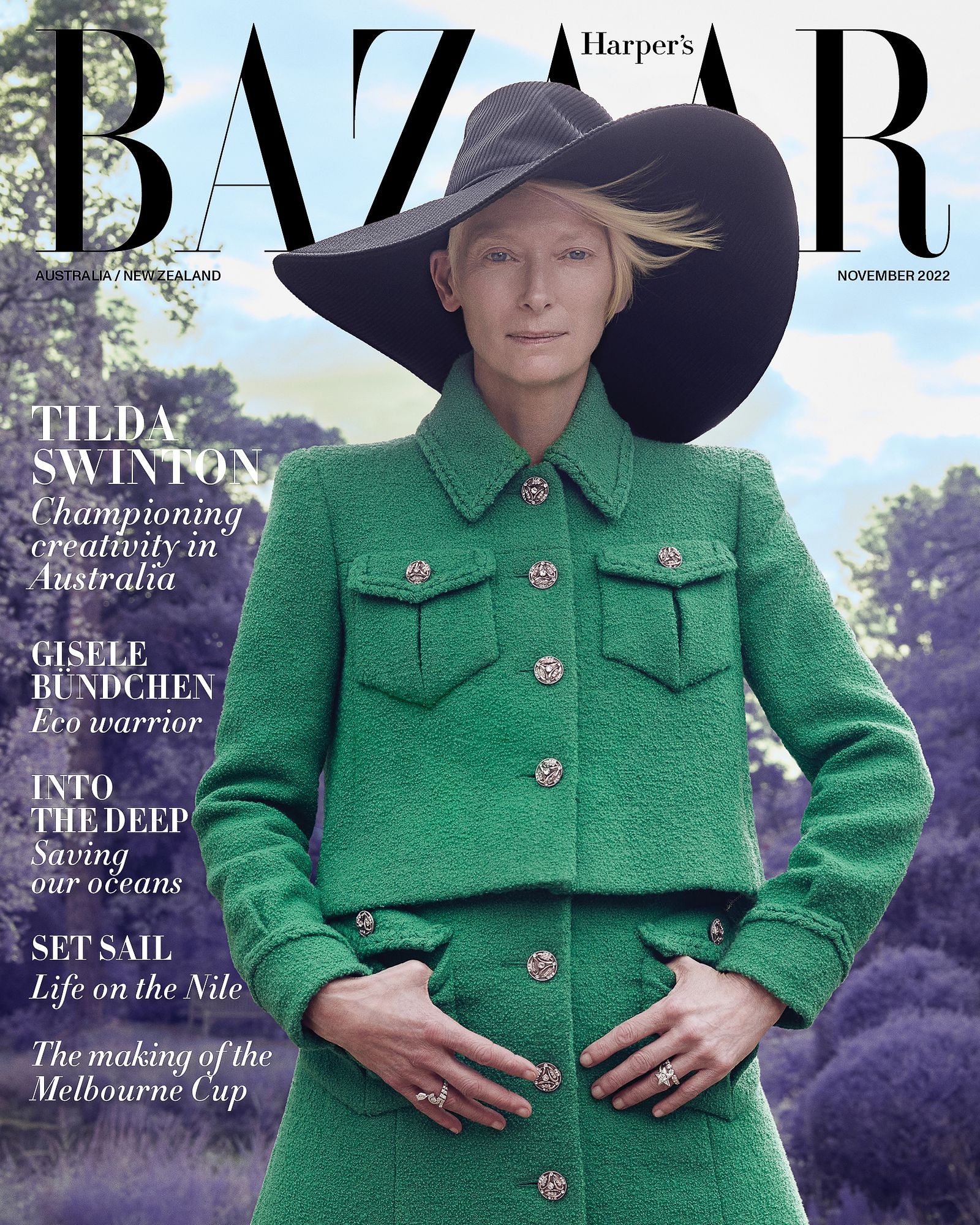 Тильда Суинтон в объективе Сёльве Суннсбё для Harper's Bazaar Australia & New Zealand, фото 1 Тильда Суинтон для Harper's Bazaar Australia & New Zealand, фото 1