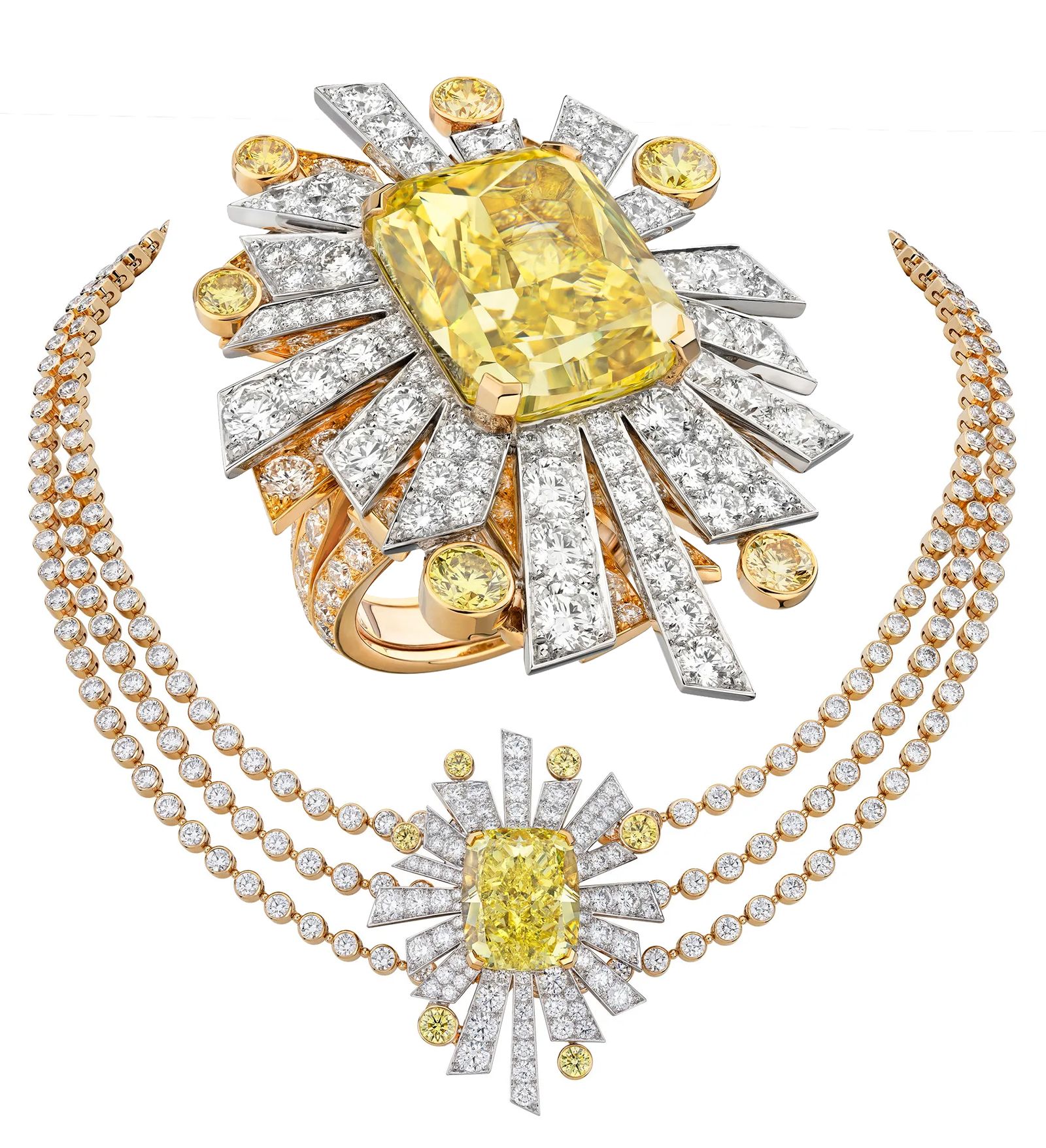 Кольцо, ожерелье Soleil 19 Août «1932» Chanel Кольцо, ожерелье Soleil 19 Août из коллекции «1932» Chanel