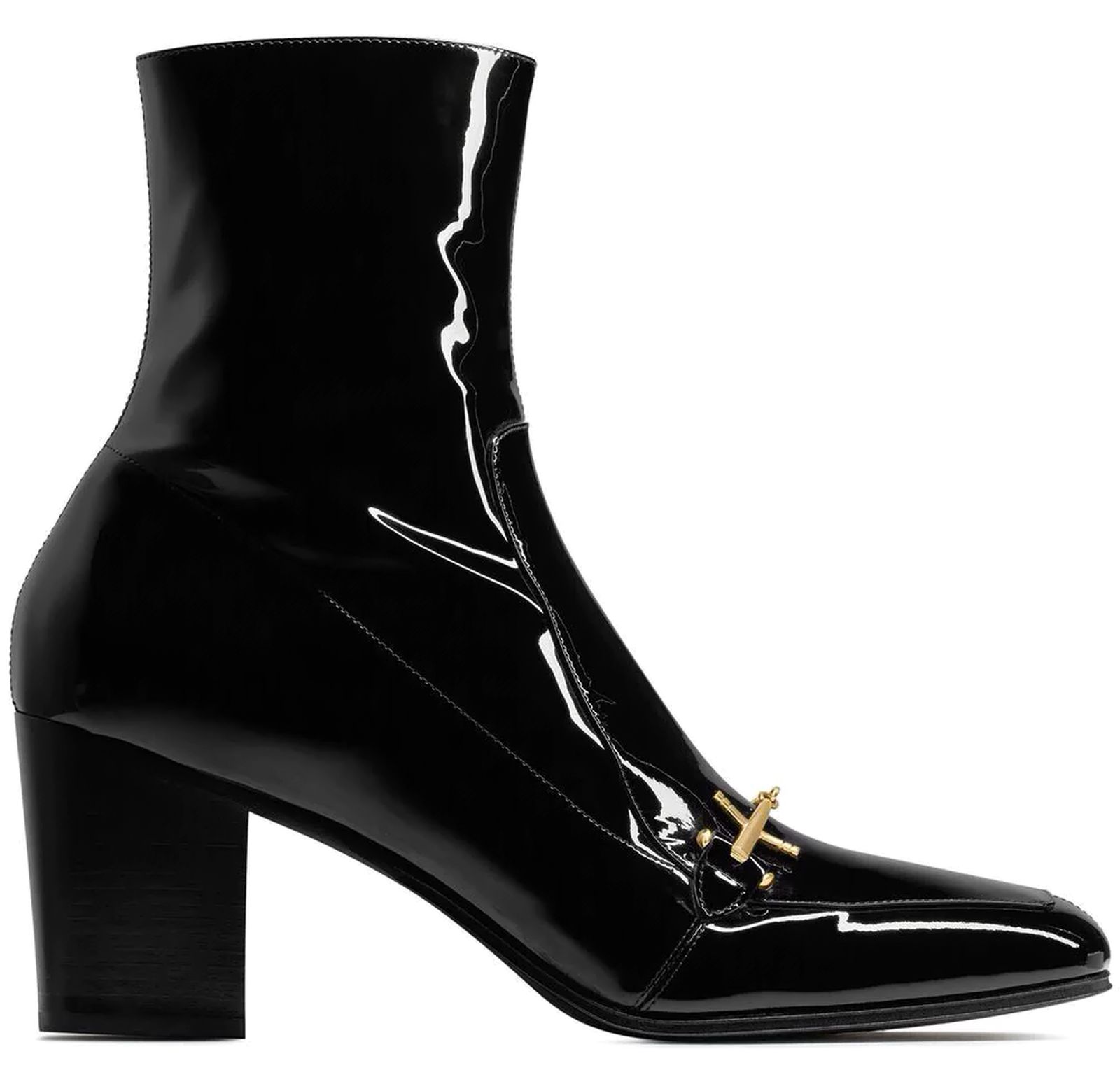 Сапоги Saint Laurent Beau 75 Horsebit Ботинки Saint Laurent Beau 75 Horsebit