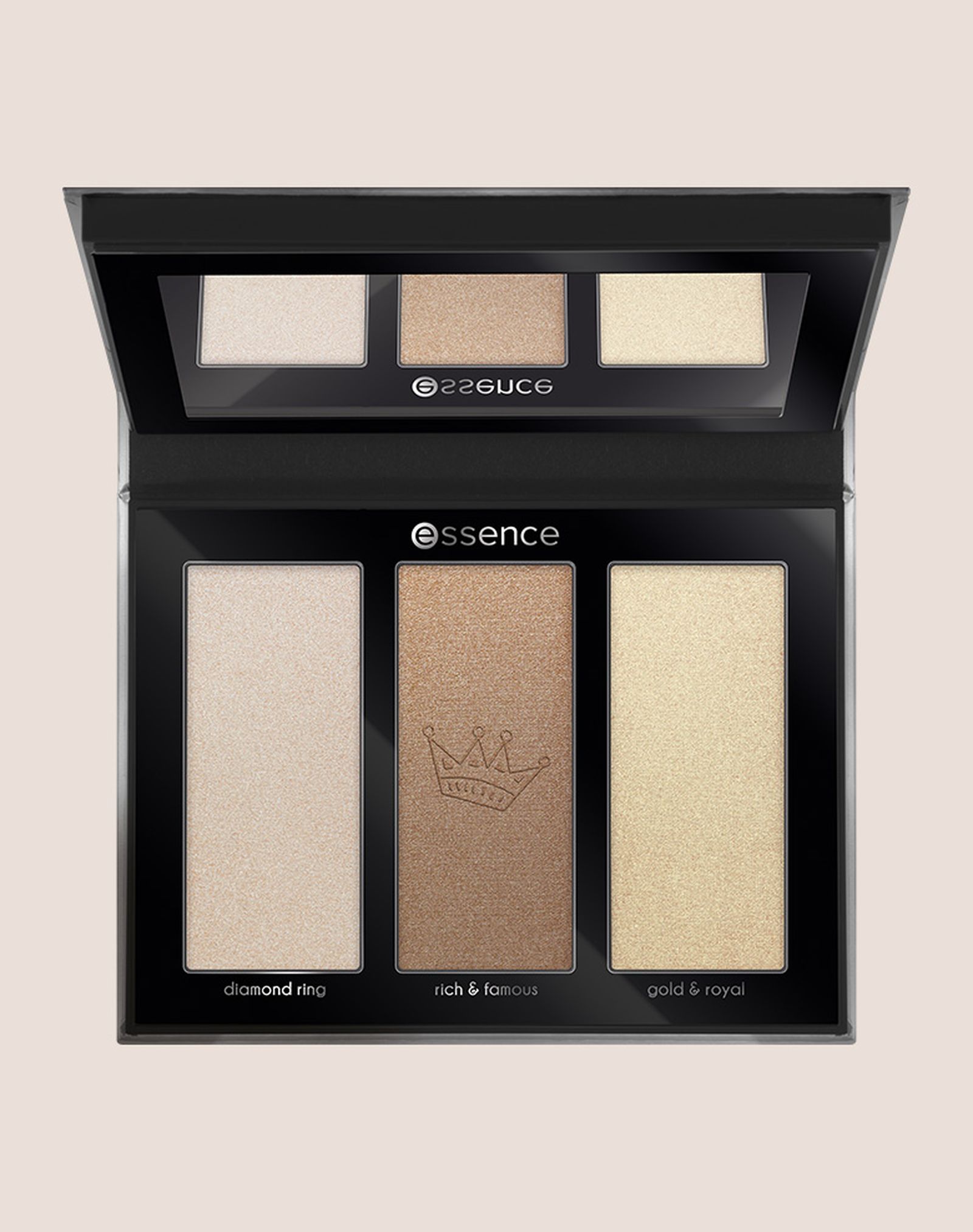 Essence, палетка хайлатеров My Little Gold Highlighter Palettes Essence My Little Gold Highlighter Palettes