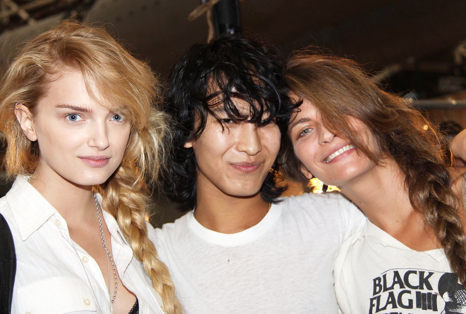 Лили Дональдсон и Александр Ванг на шоу Alexander Wang в рамках Недели моды в Нью-Йорке весна-лето 2010, 12 сентября 2009 г. Лили Дональдсон и Александр Ванг на шоу Alexander Wang