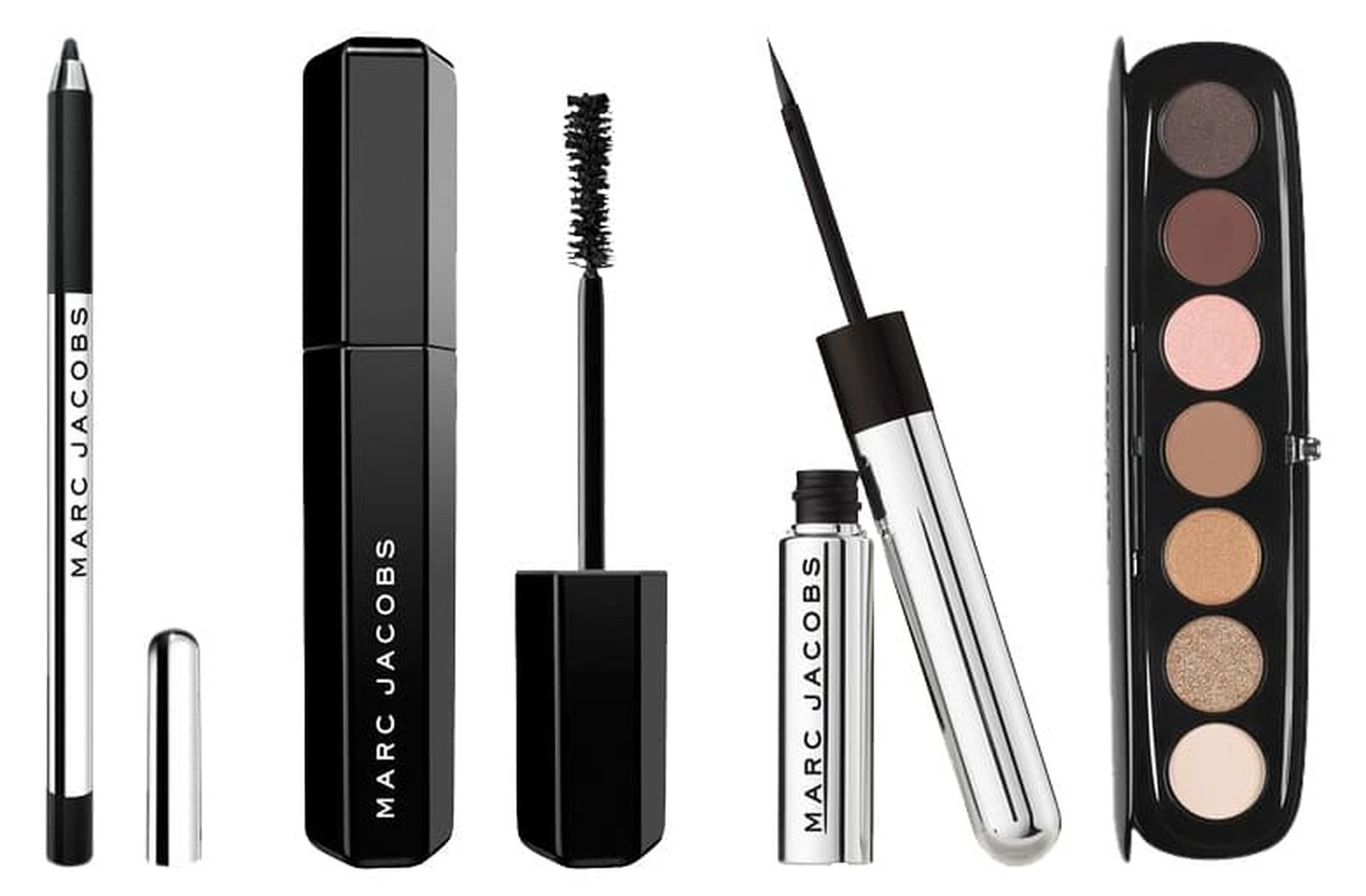 Marc Jacobs Beauty Highliner Gel Eye Crayon, Velvet Noir, Highliner Liquid-Gel Eyeliner, Eye-Conic Glambition