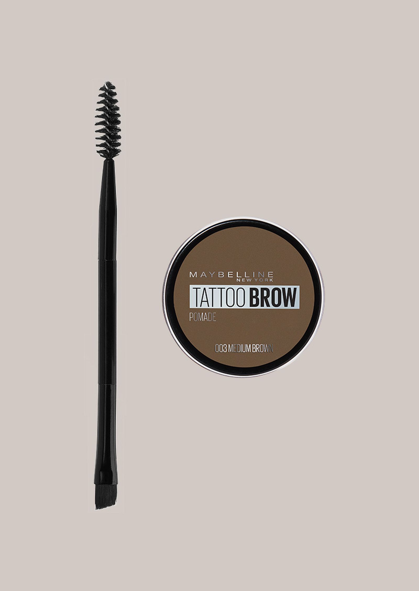 Maybelline New York, помада для бровей Tattoo Brow, оттенок 03 Medium Brown Maybelline New York Tattoo Brow, оттенок 03 Medium Brown