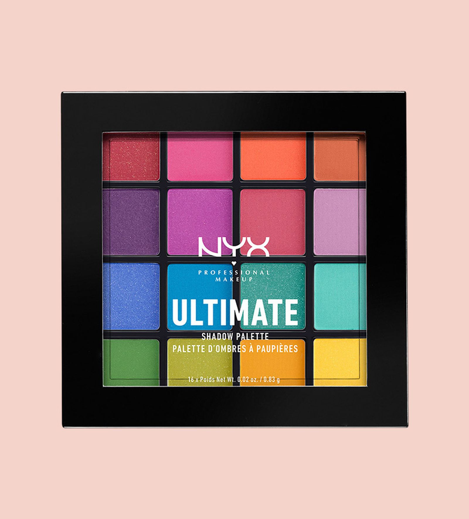 NYX NYX Ultimate Shadow Palette, палитра оттенков 04 Brights, фото 1