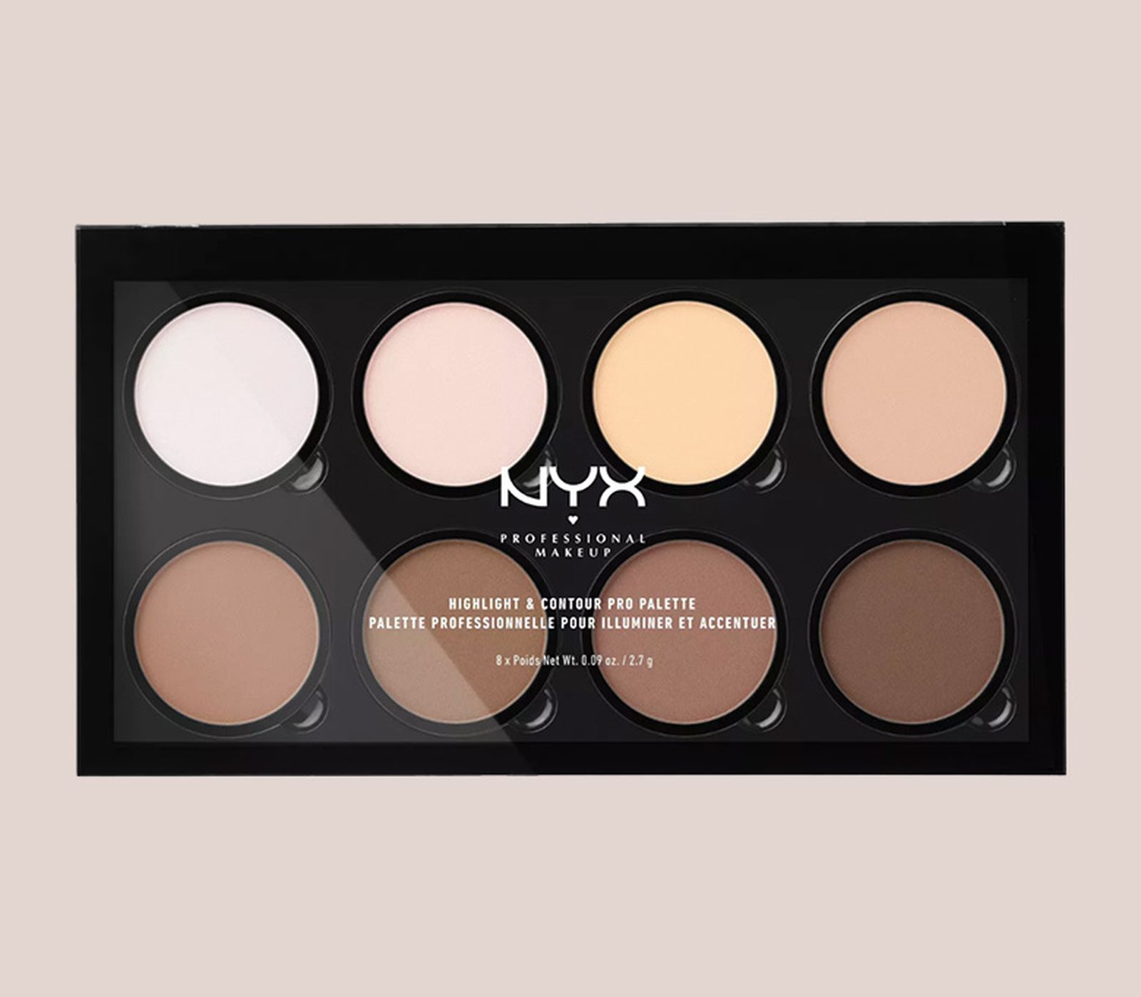 NYX Professional Makeup, палетка для контурирования Highlight & Contour Pro Palette NYX Professional Makeup Highlight & Contour Pro Palette