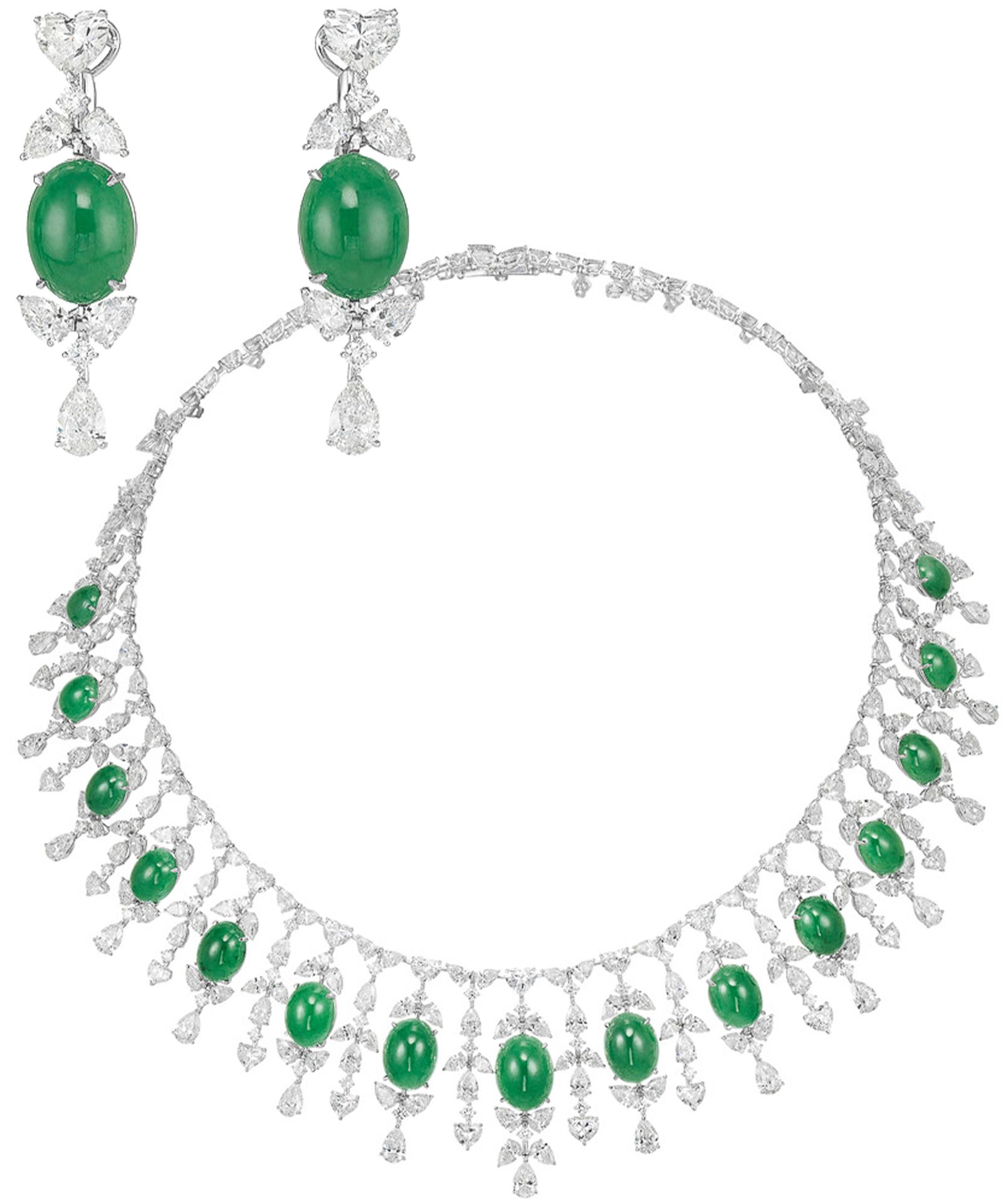Ожерелье Chopard и серьги из коллекции Haute Joaillerie Ожерелье Chopard и серьги из коллекции Chopard Haute Joaillerie
