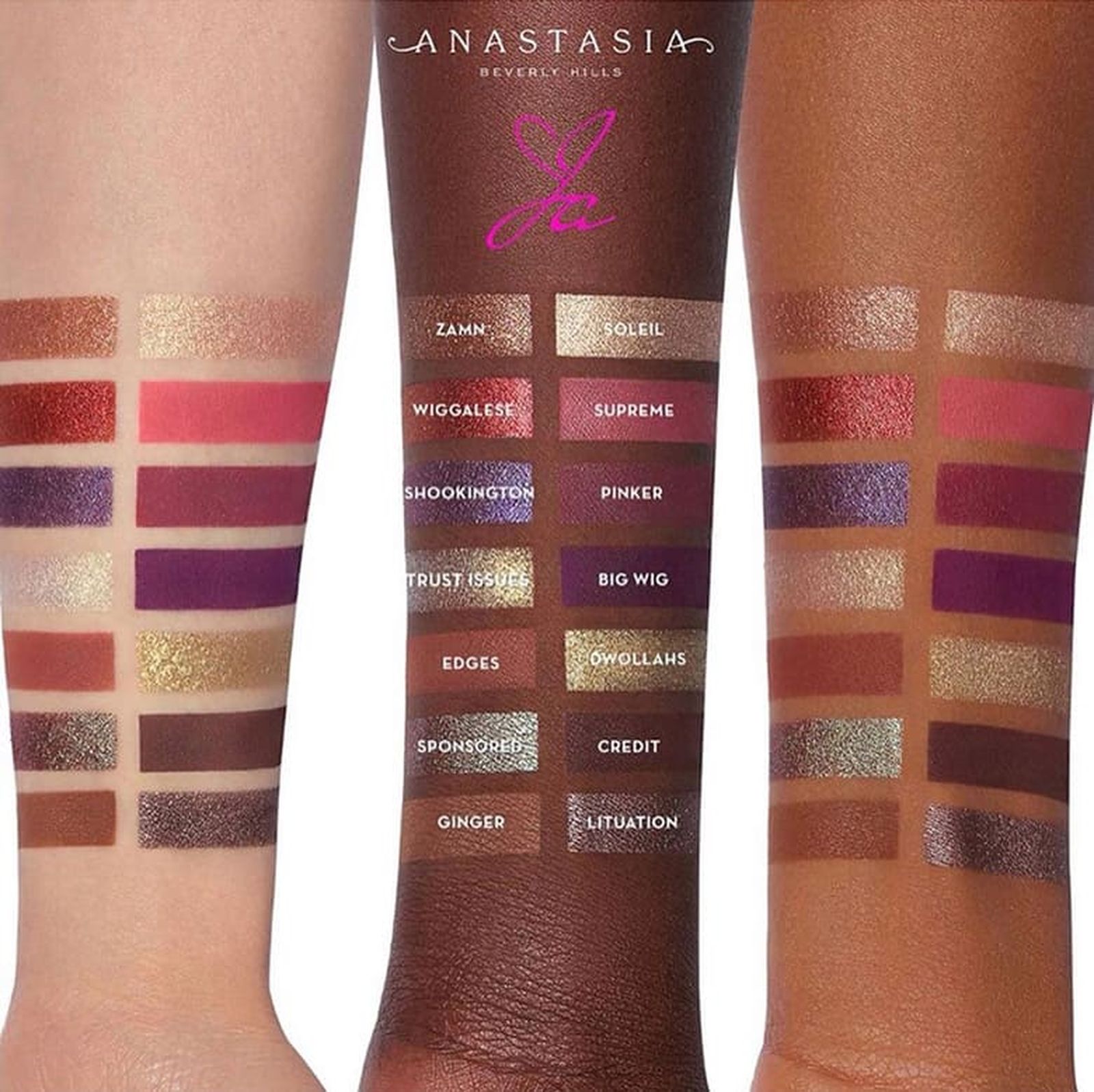 Anastasia Beverly Hills, палетка теней для глаз Jackie Aina x Anastasia Beverly Hills Palette, фото 3 Anastasia Beverly Hills Jackie Aina x Anastasia Beverly Hills Palette, фото 3
