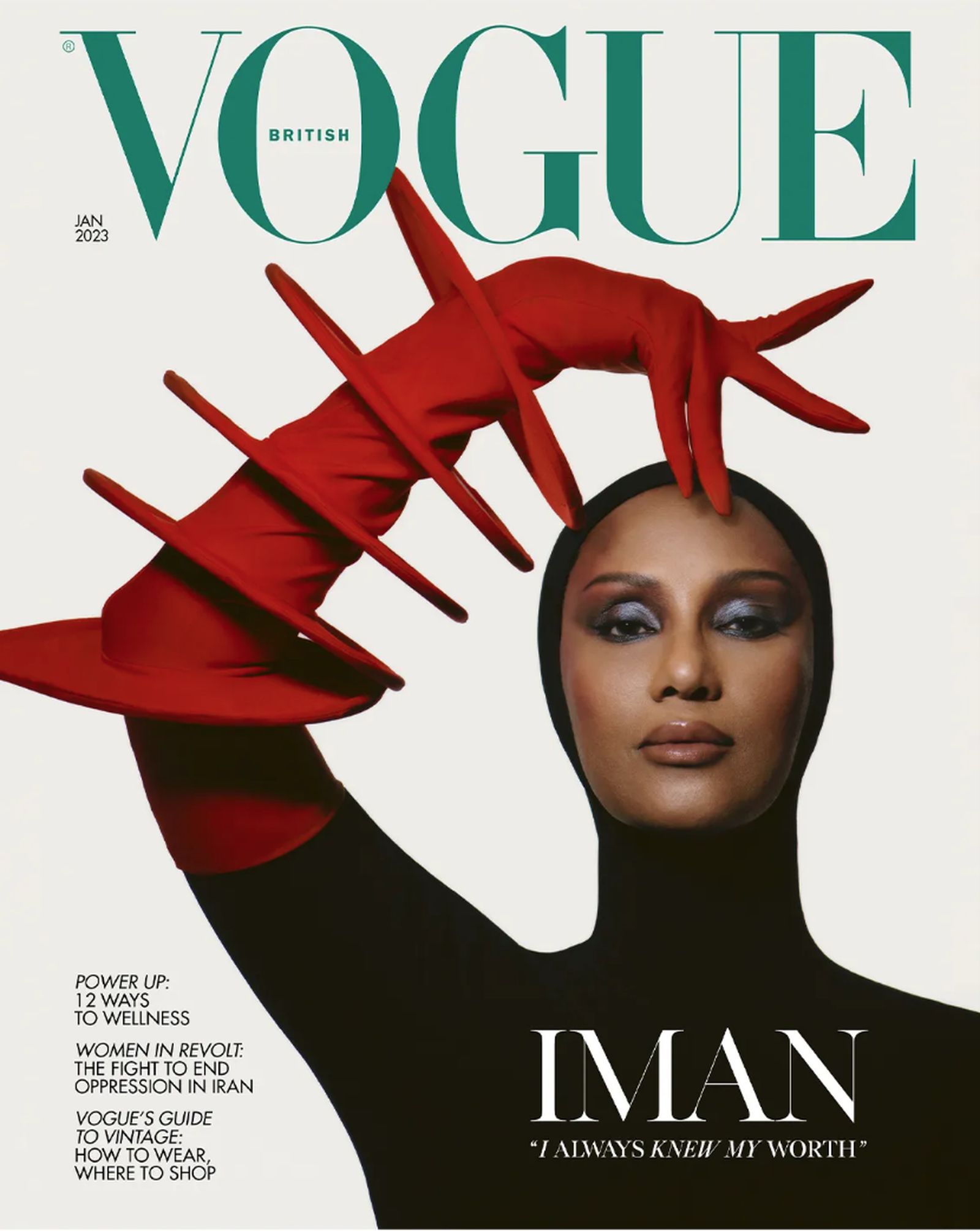 Модель Иман в объективе Надин Иджевере для Vogue UK, фото 2 Иман в объективе Надин Иджевере для Vogue UK, фото 2