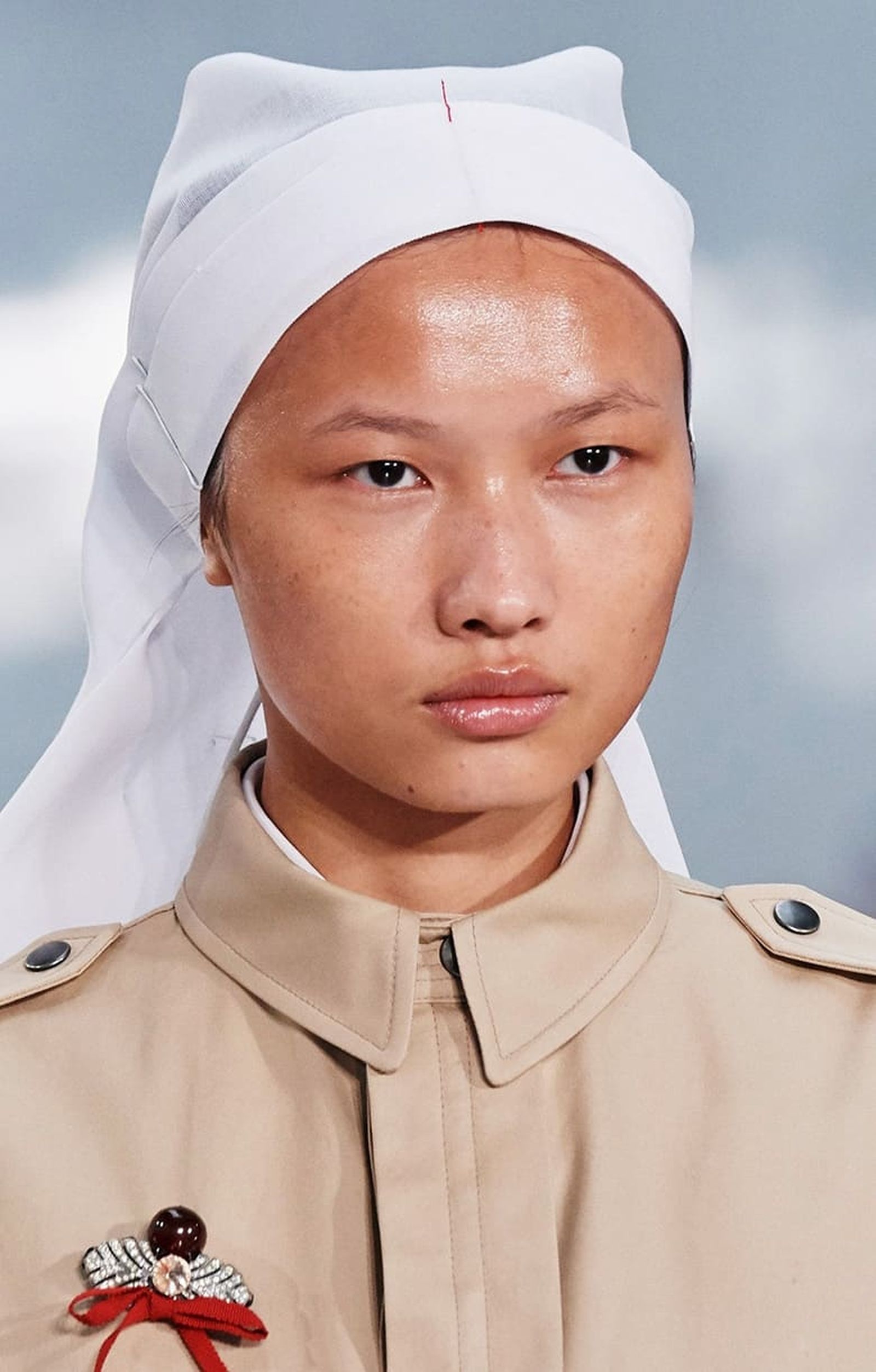 Шоу Maison Margiela Spring/Summer 2020, фото 3 Макияж на шоу Maison Margiela Spring/Summer 2020, фото 3
