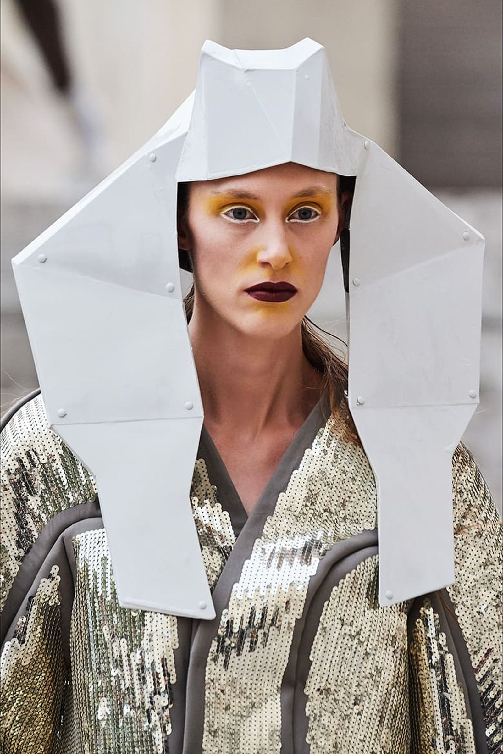 Шоу Rick Owens Spring/Summer 2020, фото 2 Макияж на шоу Rick Owens Spring/Summer 2020, фото 2