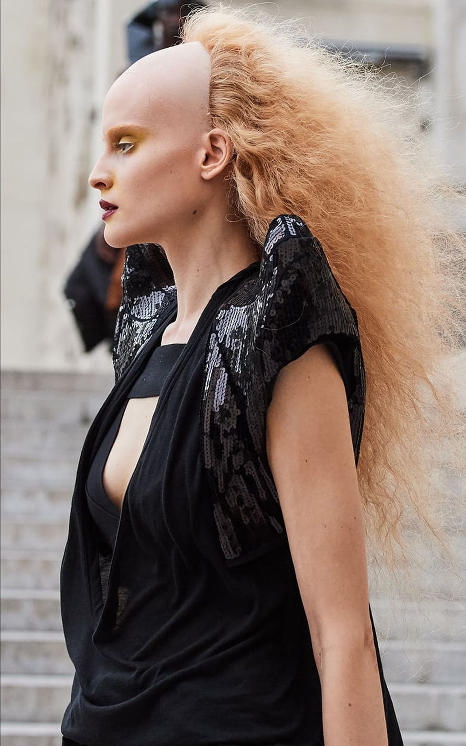 Шоу Rick Owens Spring/Summer 2020, фото 3 Макияж на шоу Rick Owens Spring/Summer 2020, фото 3
