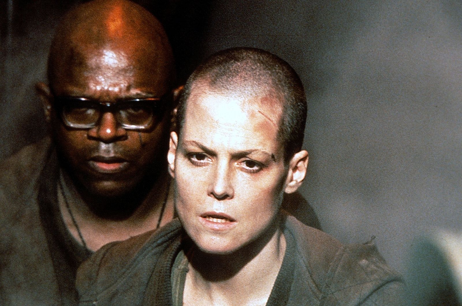 Сигурни Уивер в фильме «Чужой 3», 1992 г.