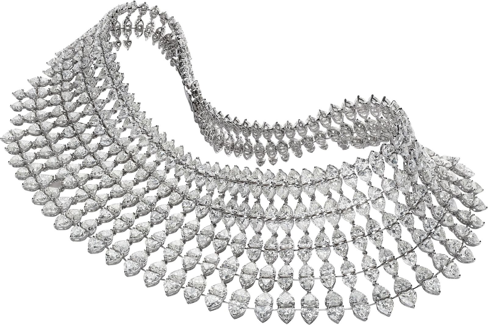 Колье Chopard из коллекции Haute Joaillerie из 18-каратного белого золота
