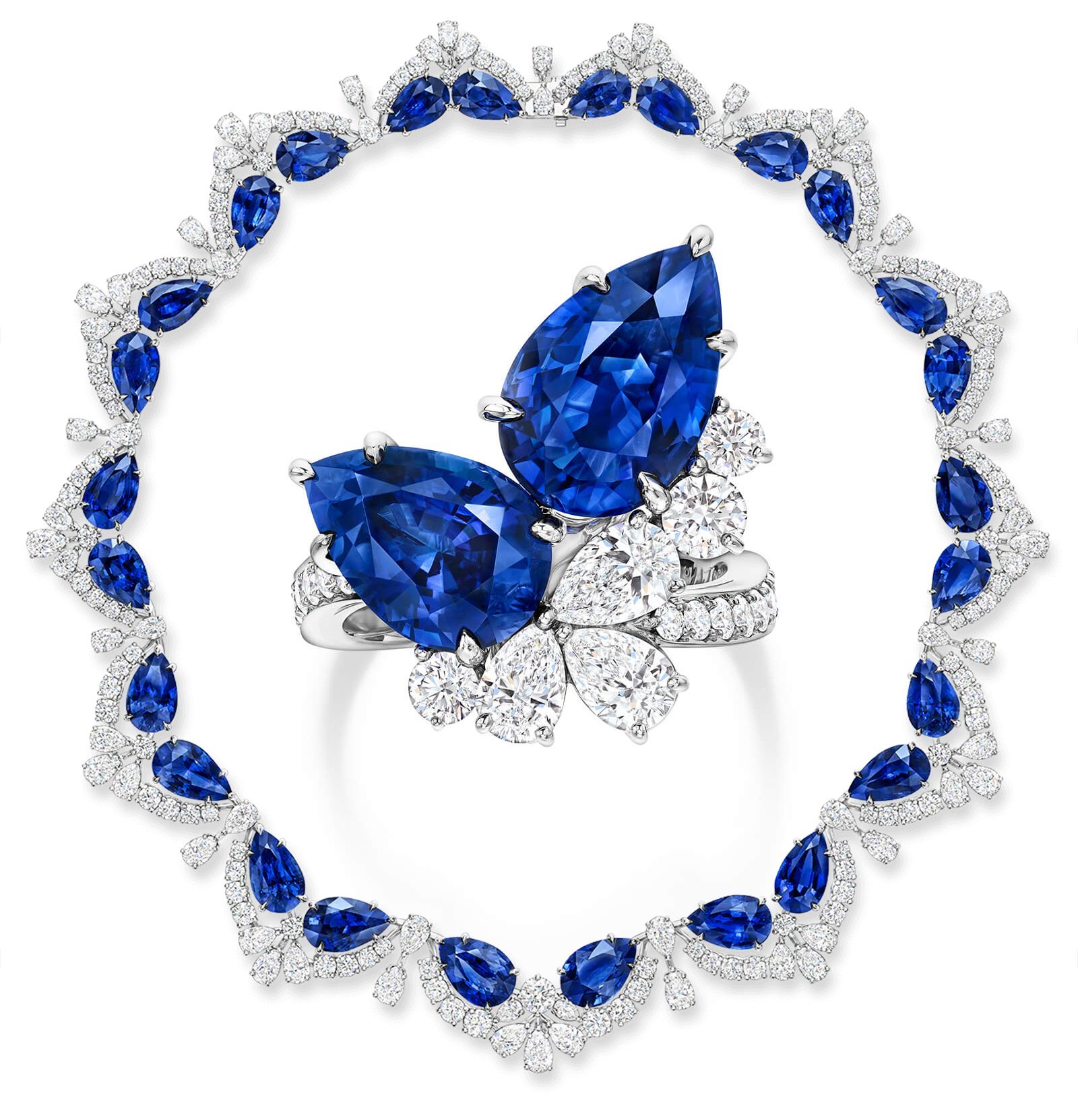 Колье и кольцо Fifth Avenue из коллекции New York от Harry Winston, фото 1
