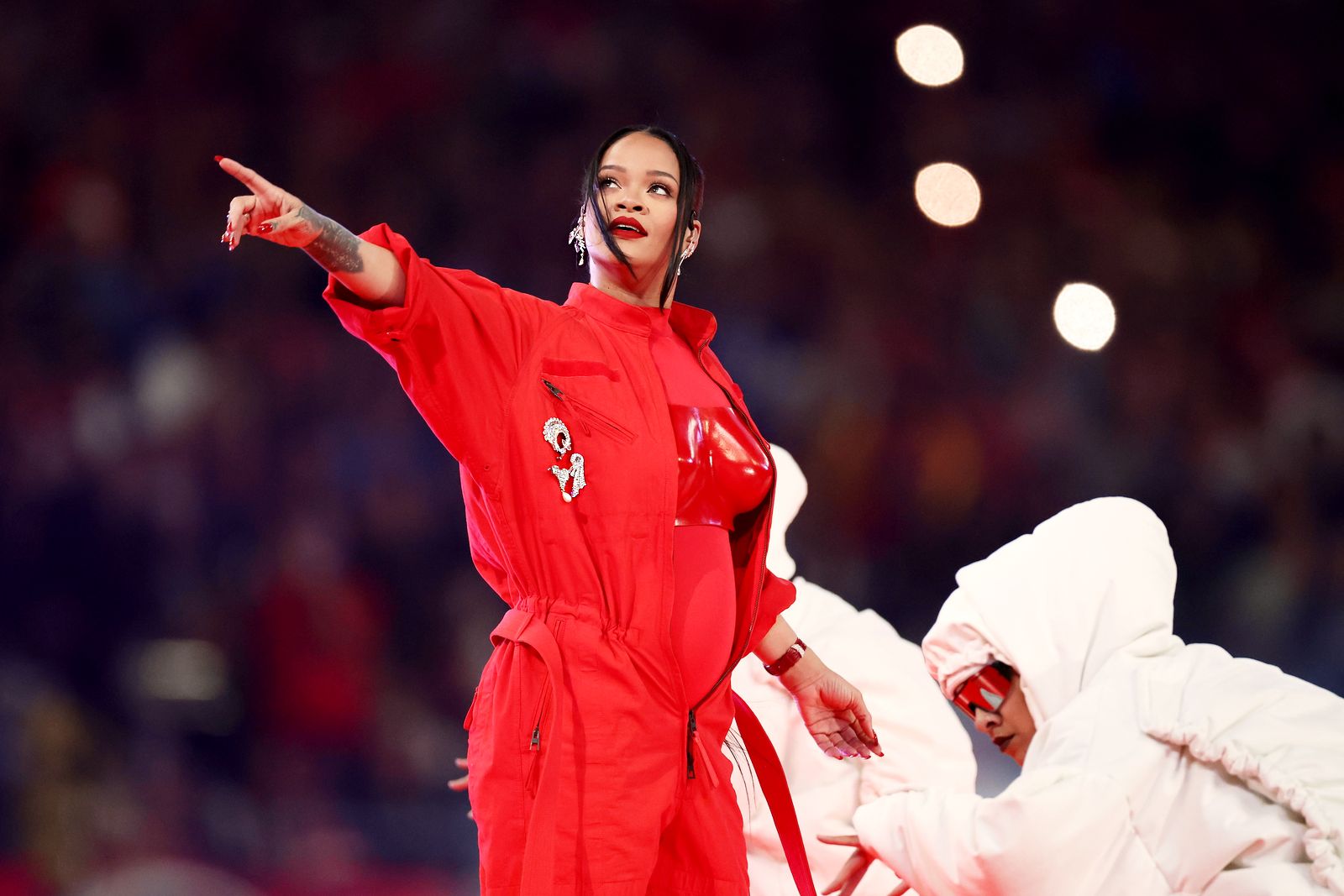 Рианна на шоу Super Bowl LVII в Аризоне, фото 5 Рианна на шоу Super Bowl LVII в Аризоне, 12 февраля 2023 г., фото 5