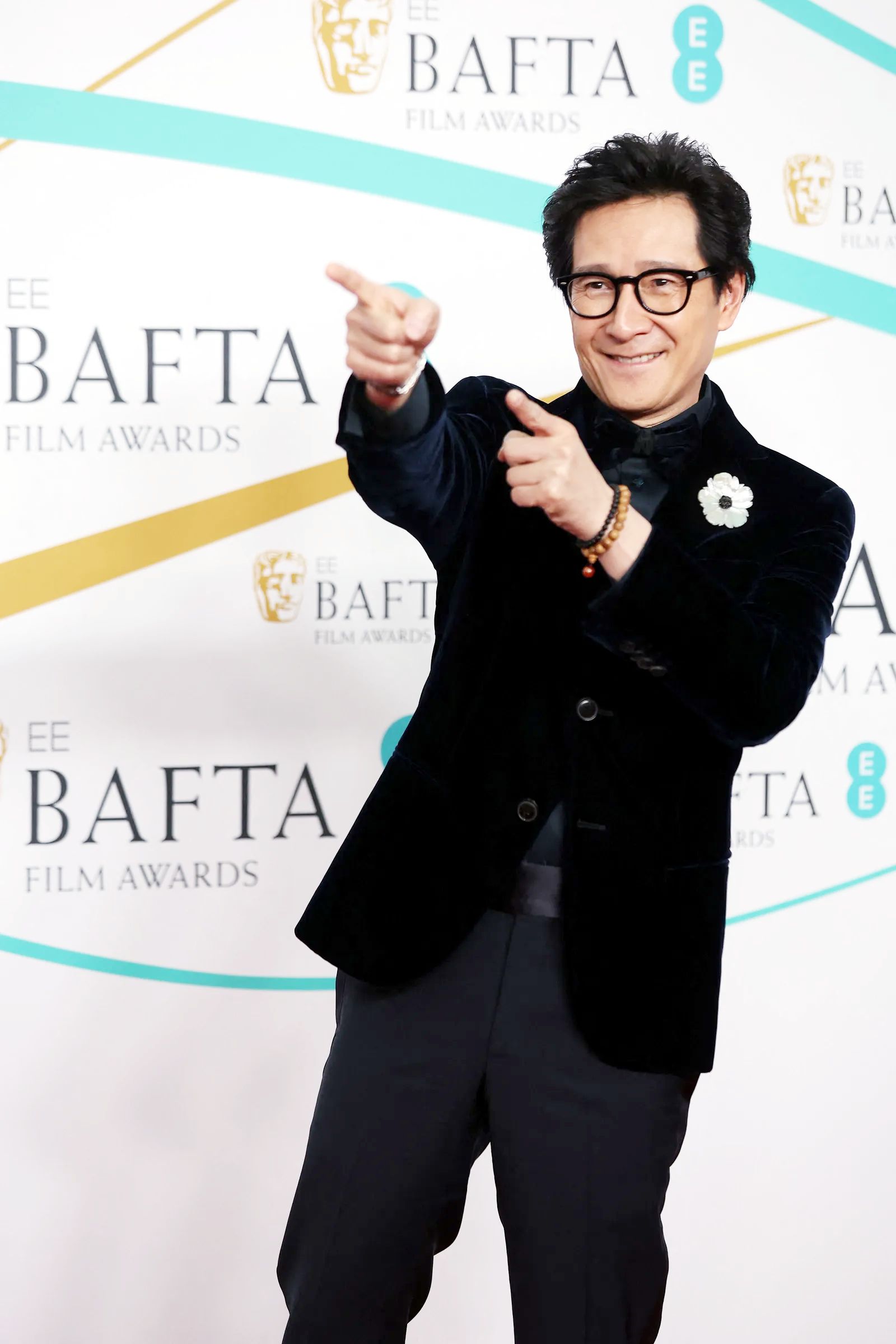 Актер Джонатан Ке Кван на церемонии вручения кинопремии BAFTA 2023, 19 февраля 2023 г., фото 2 Актер Джонатан Ке Кван на церемонии вручения кинопремии BAFTA 2023 в Лондоне, 19 февраля 2023 г., фото 2