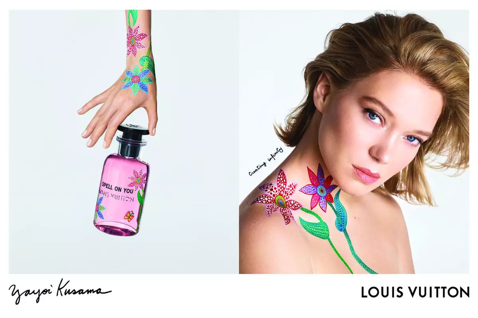 актриса Леа Сейду в рекламной кампании «Creating Infinity» Louis Vuitton x Yayoi Kusama, фото 3 Леа Сейду в рекламной кампании «Creating Infinity» Louis Vuitton x Yayoi Kusama, фото 3