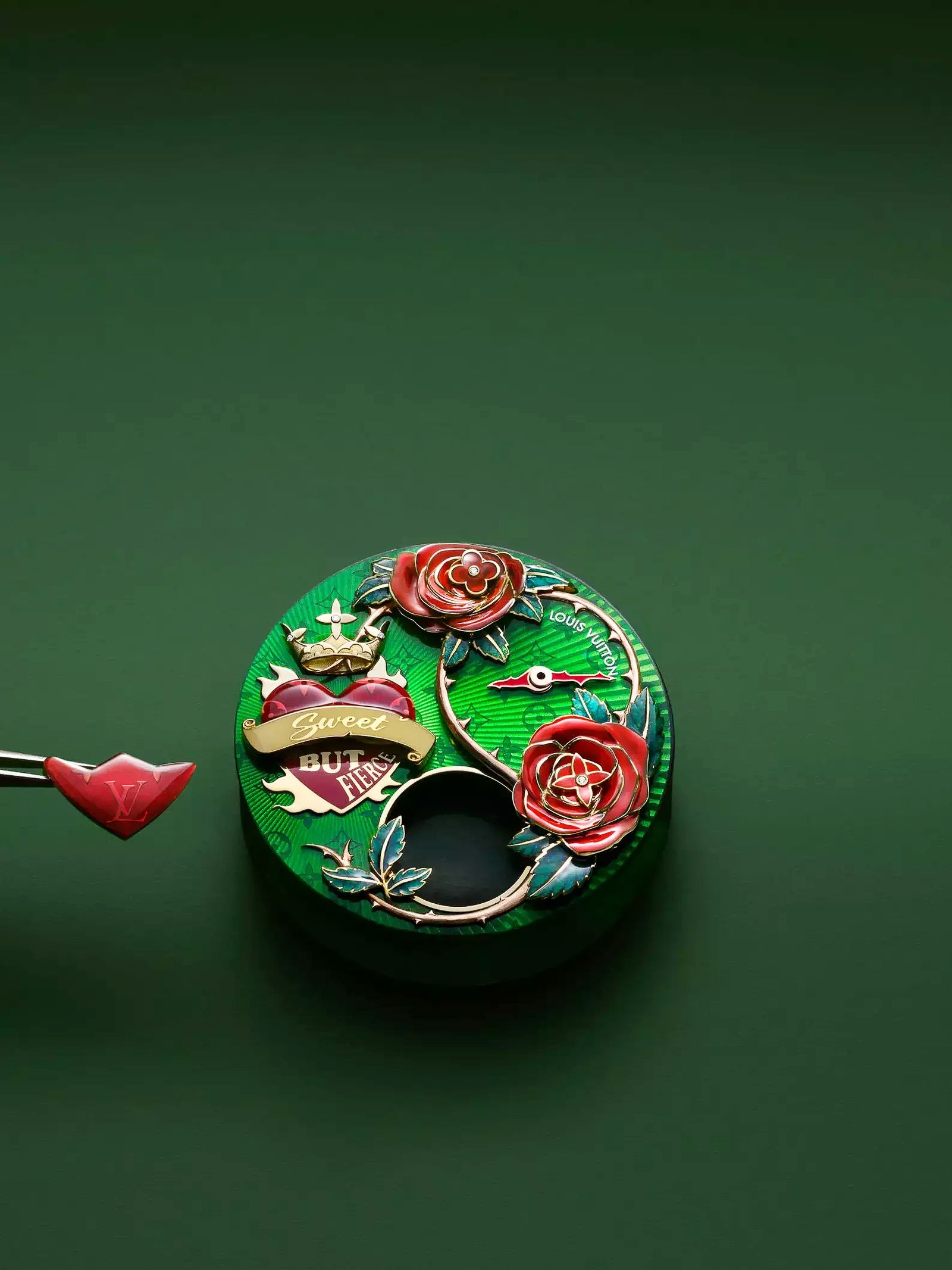 Новые женские часы Louis Vuitton Tambour Fiery Heart, фото 2 Женские часы Louis Vuitton Tambour Fiery Heart, фото 2