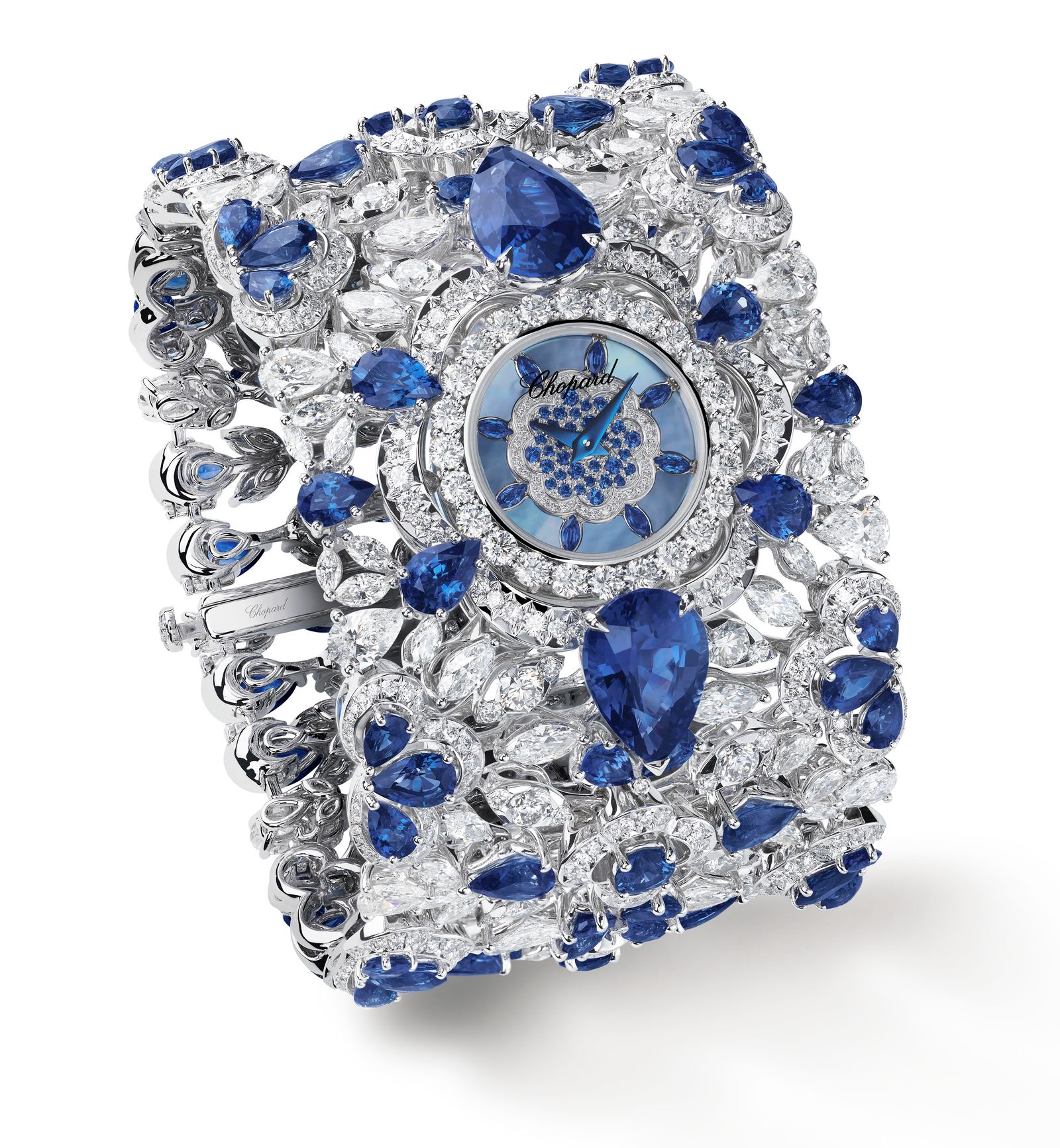 Ювелирные часы Chopard Red Carpet 2023 Ювелирные часы Chopard Red Carpet 2023 из 18-каратного белого «этичного» золота