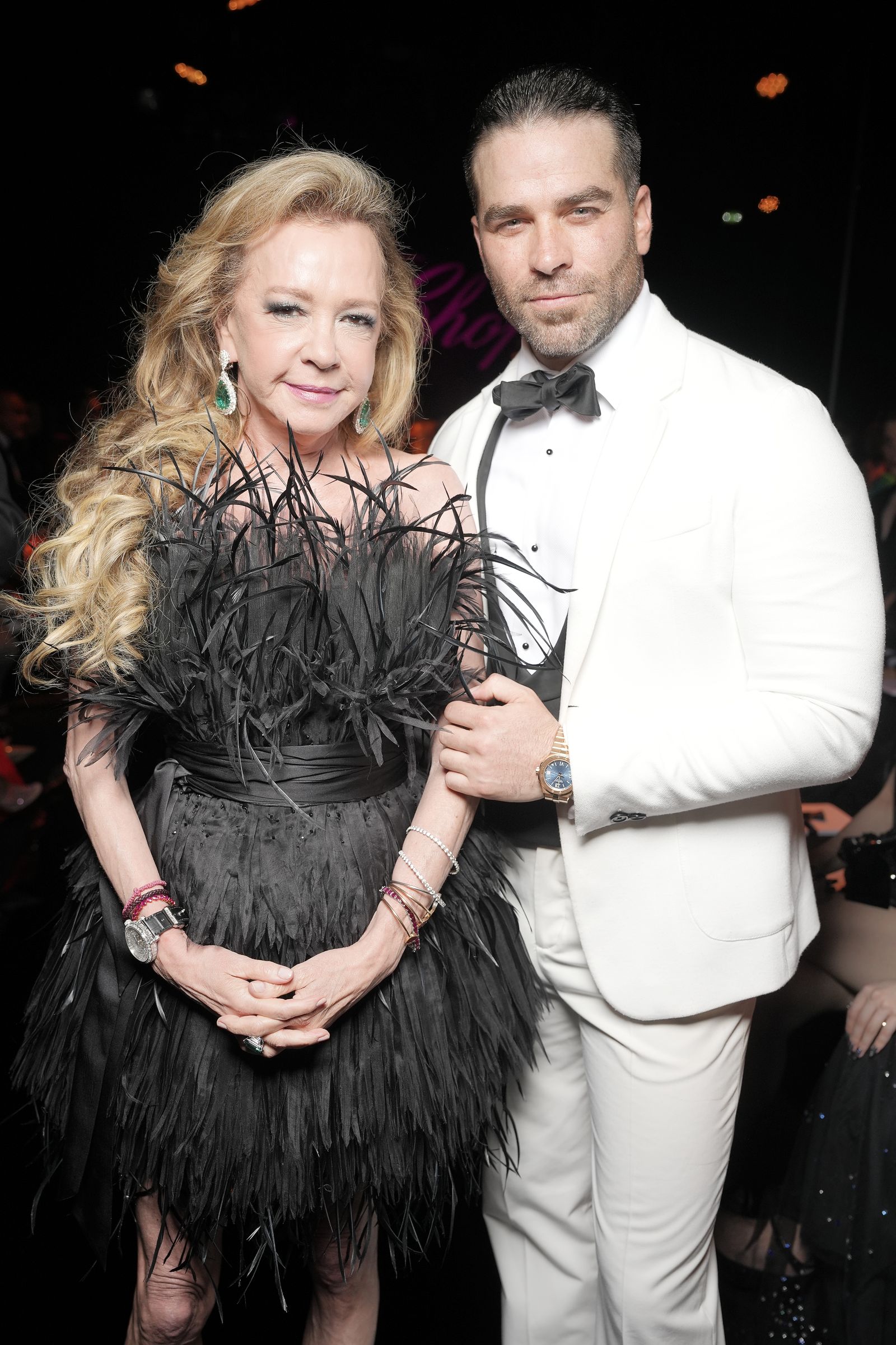 Каролин Шойфеле и Алехандро Нонес на шоу коллекции Chopard Caroline's Couture, 23 мая 2023 г. Каролин Шойфеле и Алехандро Нонес на шоу коллекции Chopard Caroline's Couture в Каннах, 23 мая 2023 г.