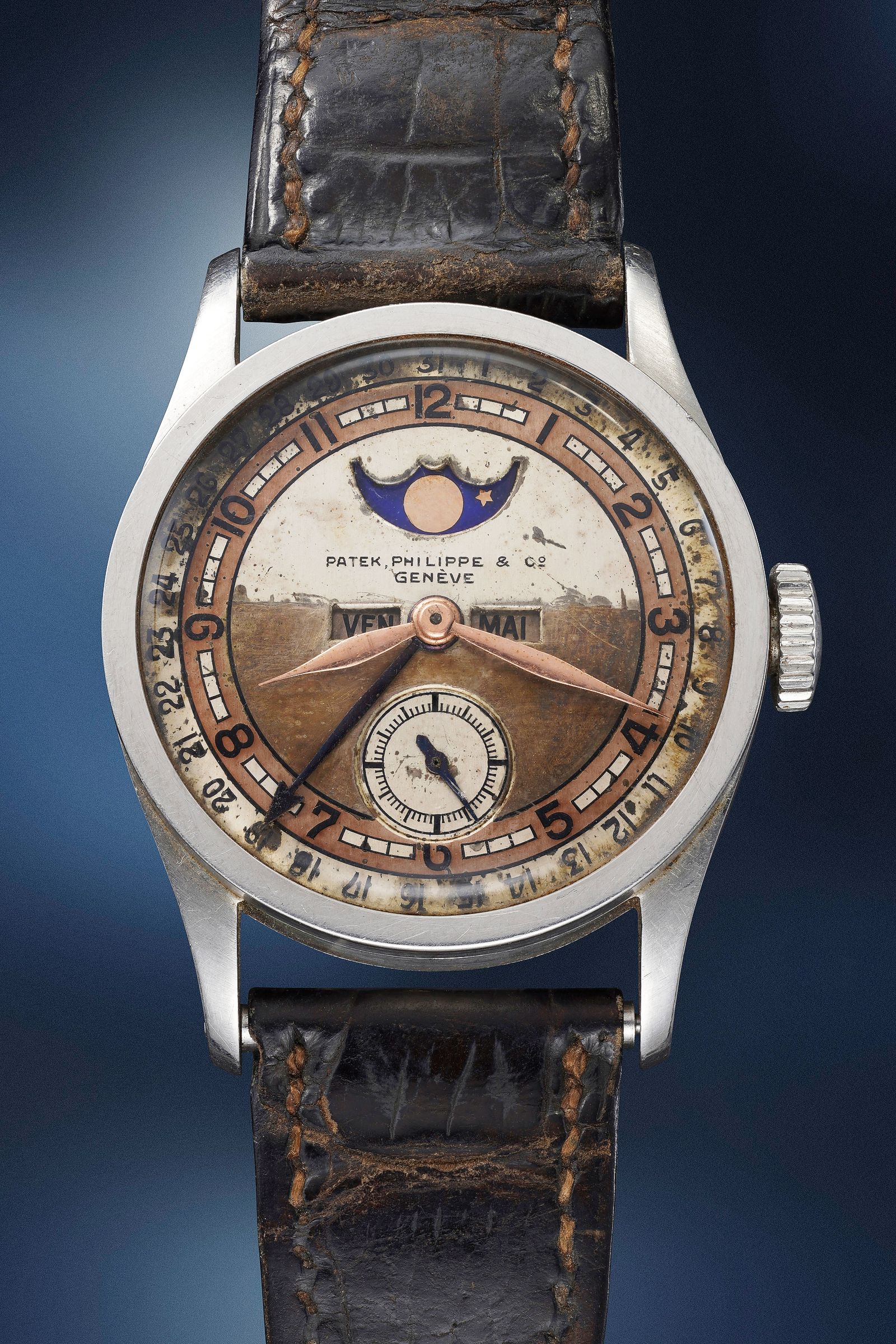 Модель Patek Philippe Reference 96 Quantieme Lune Модель Patek Philippe Reference 96 Quantieme Lune, ранее входившая в коллекцию Айсиньгёро Пуи